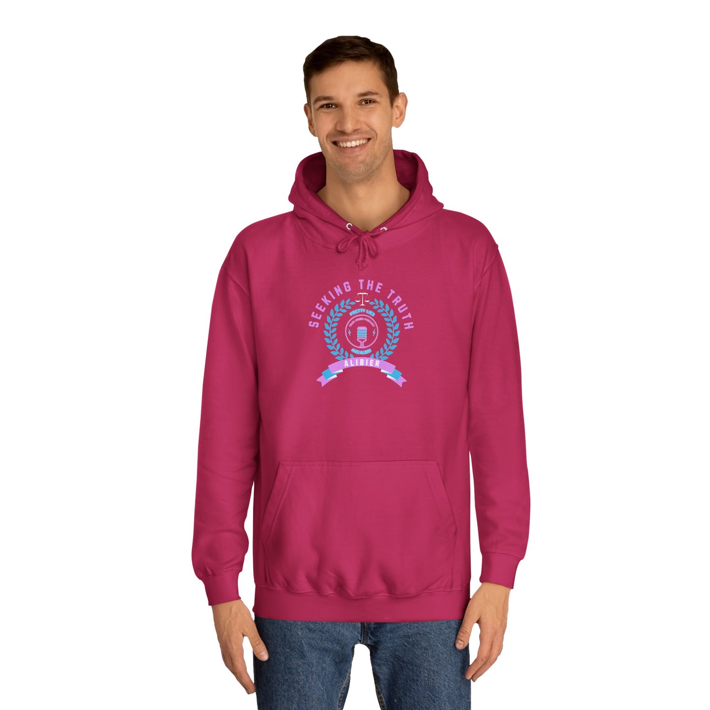 Alibier Logo Seeking The Truth Unisex College Hoodie