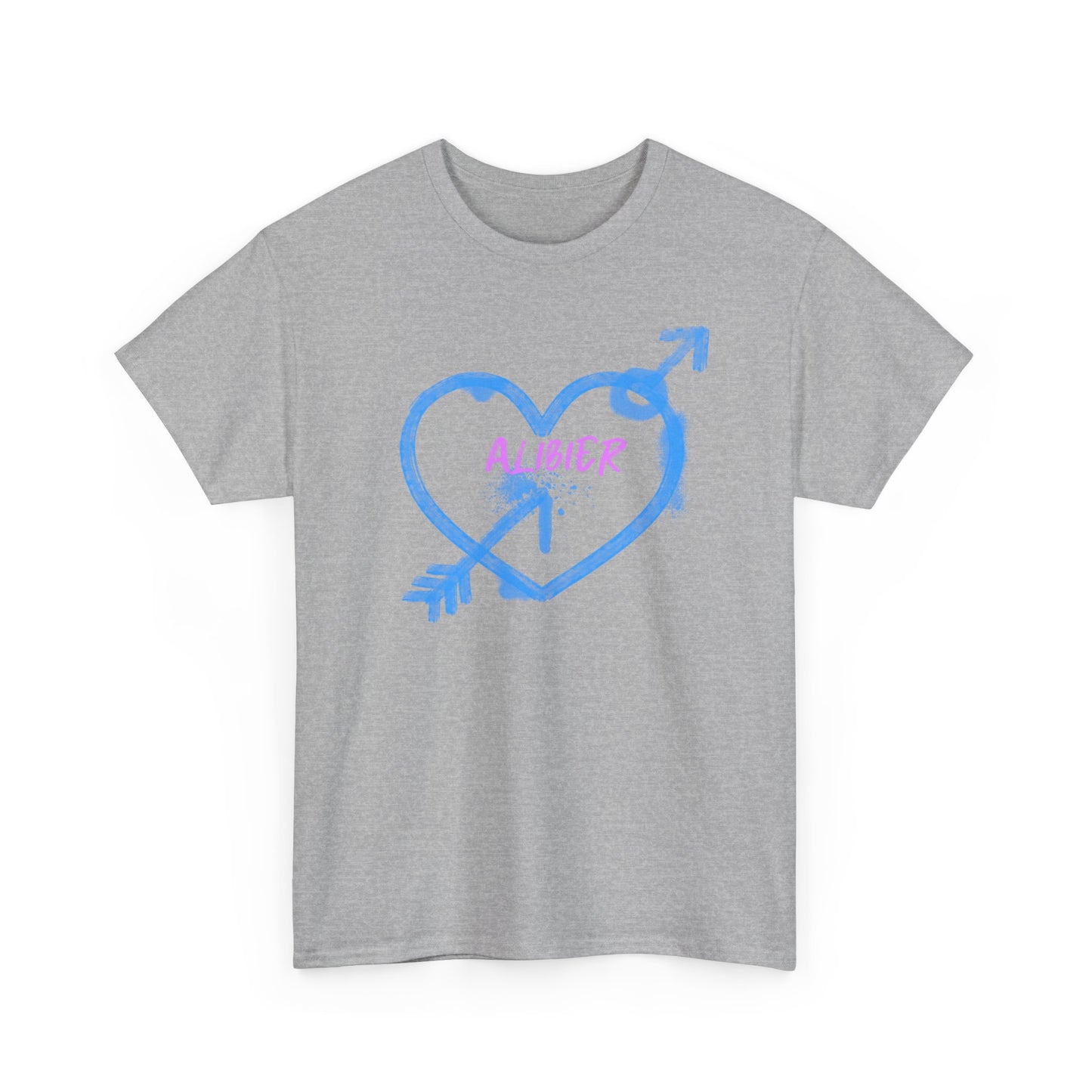 Alibier Heart Unisex Heavy Cotton Tee