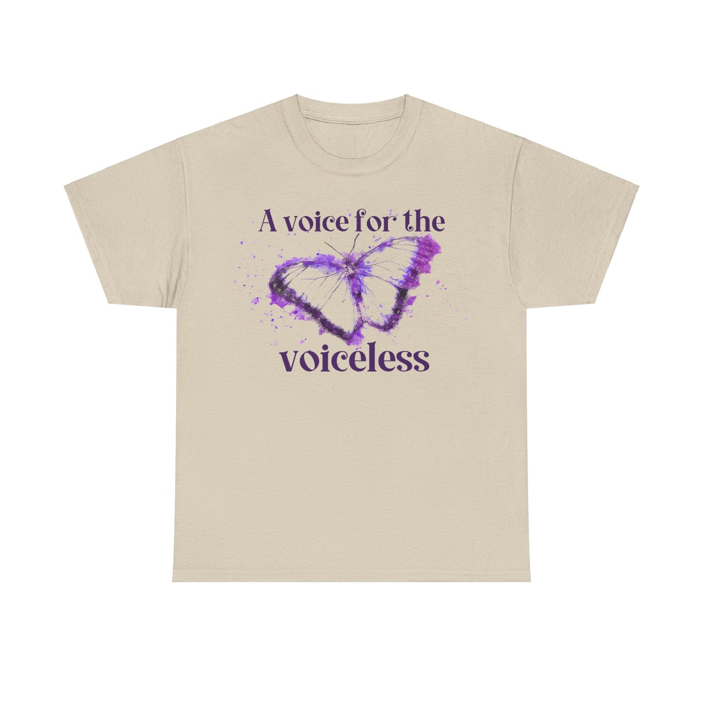 Voice For The Voiceless Unisex Heavy Cotton Tee