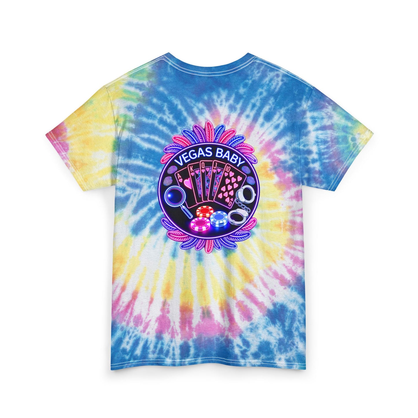 Tie Dye "Vegas Baby" Tee - Crime Con 26'