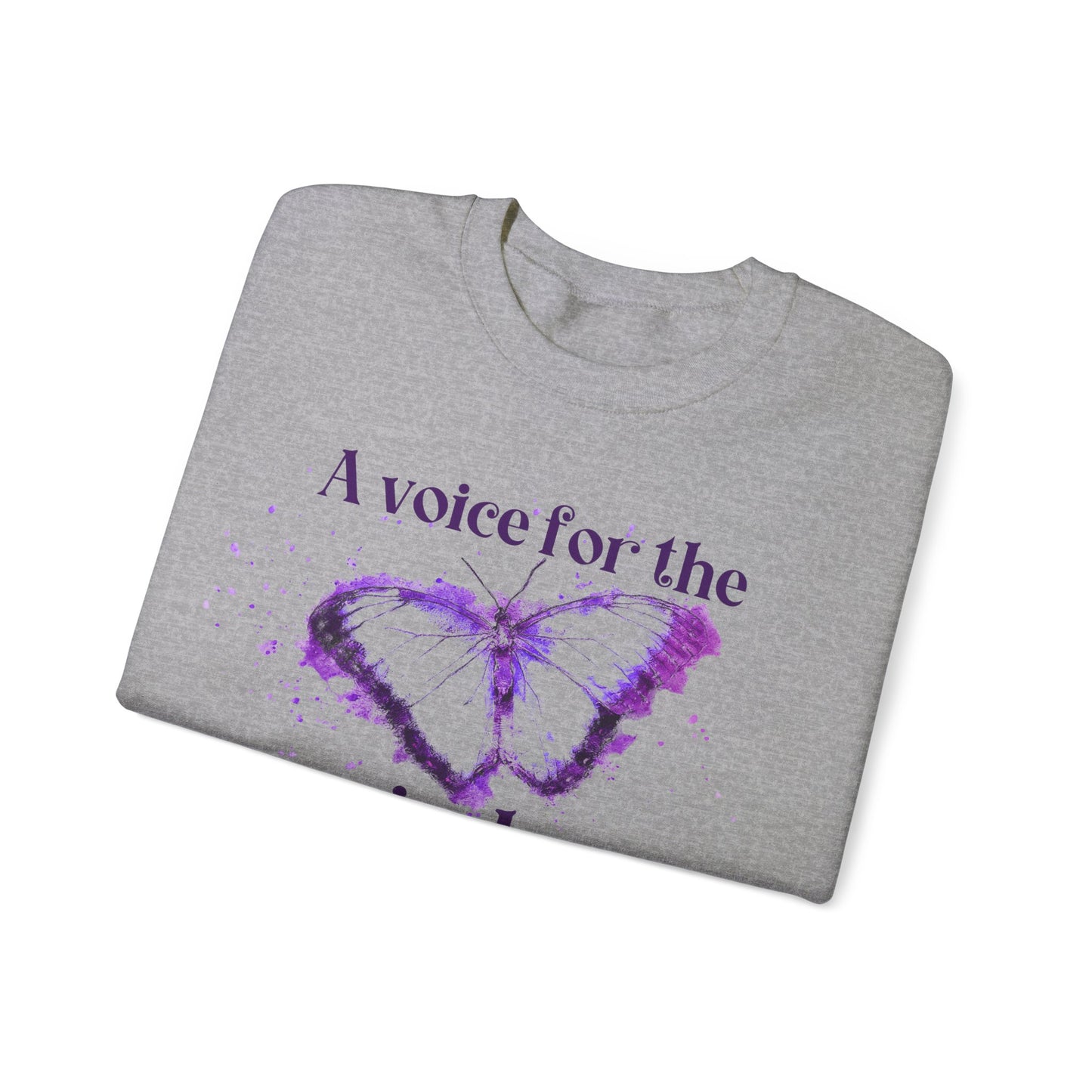 Voice For The Voiceless Unisex Heavy Blend™ Crewneck Sweatshirt