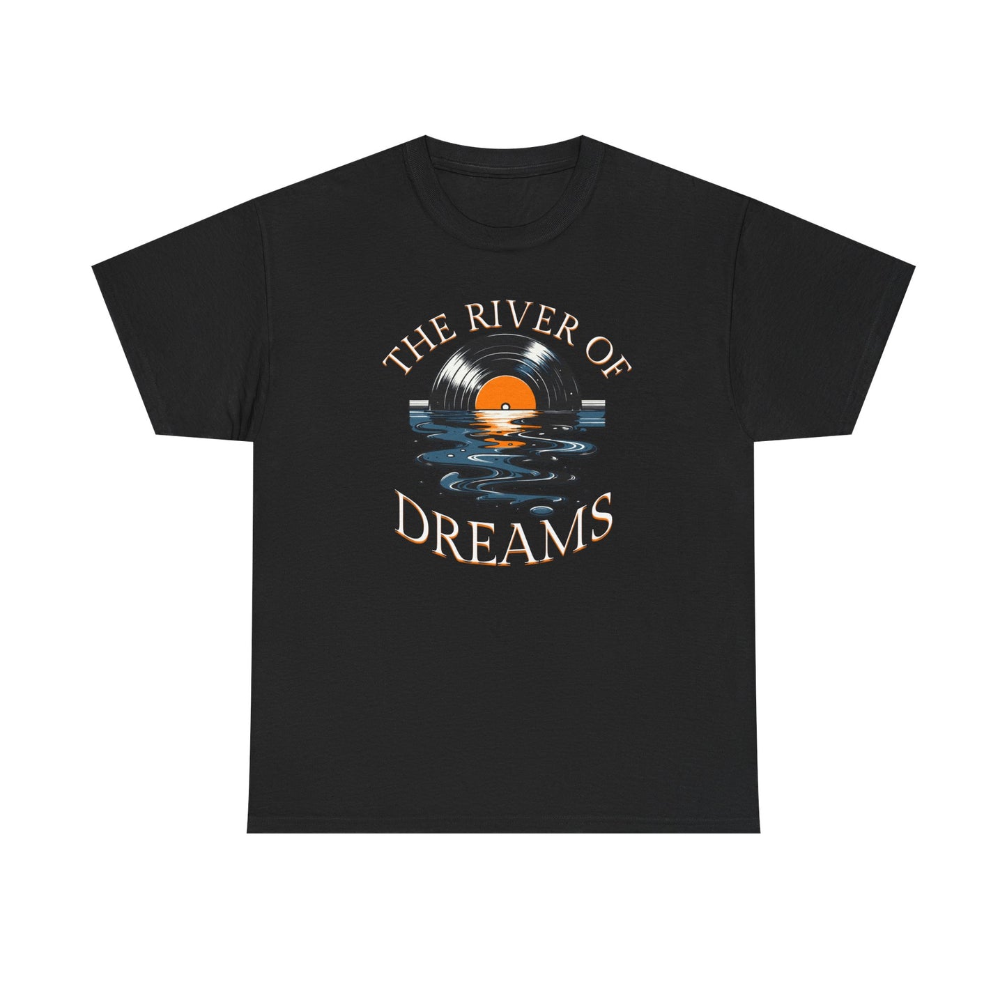 Unisex Heavy Cotton Lyrics Tee River of Dreams- New 2025