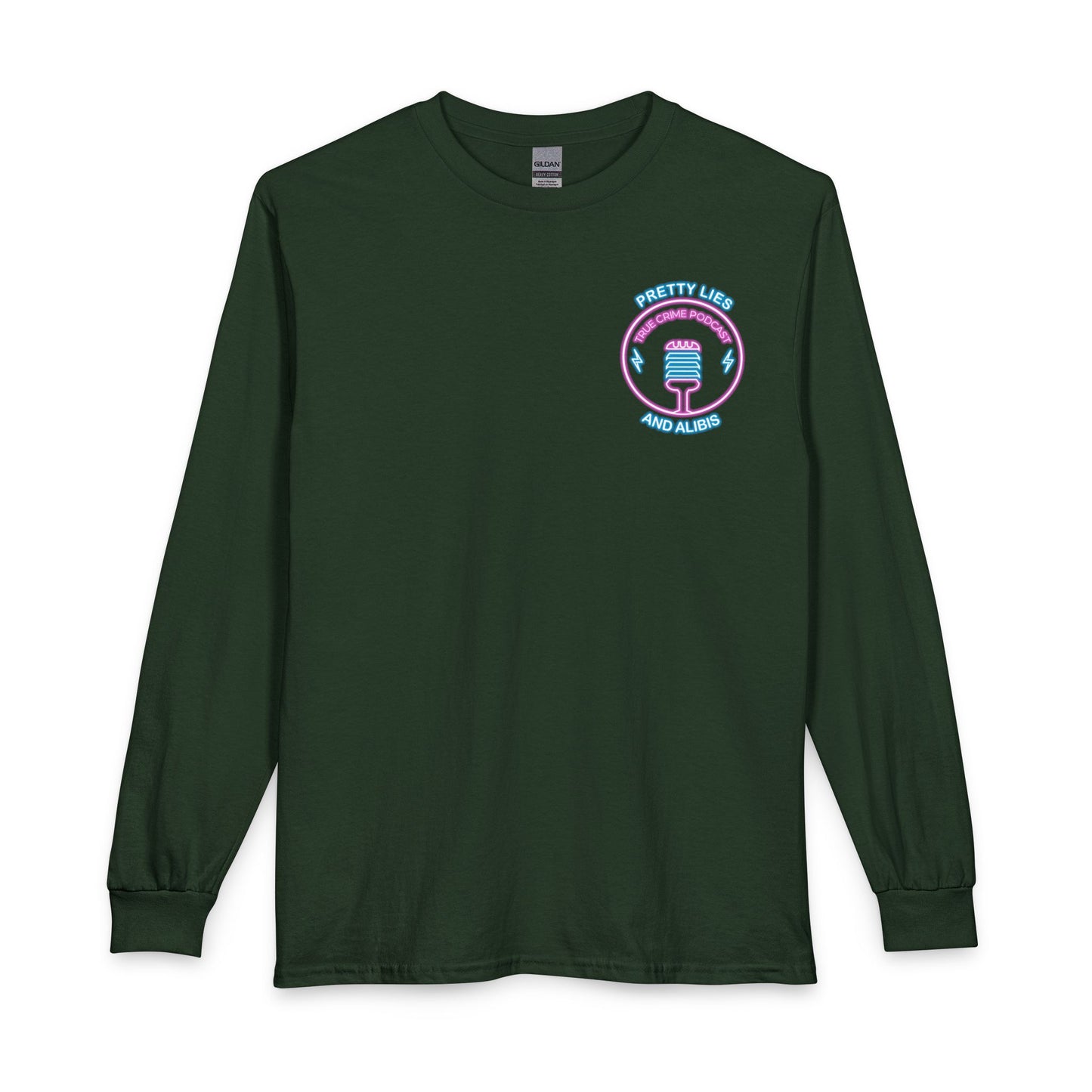 Vegas Neon Retro Long Sleeve Tee — "What Happens In Vegas" Crime Con 26'