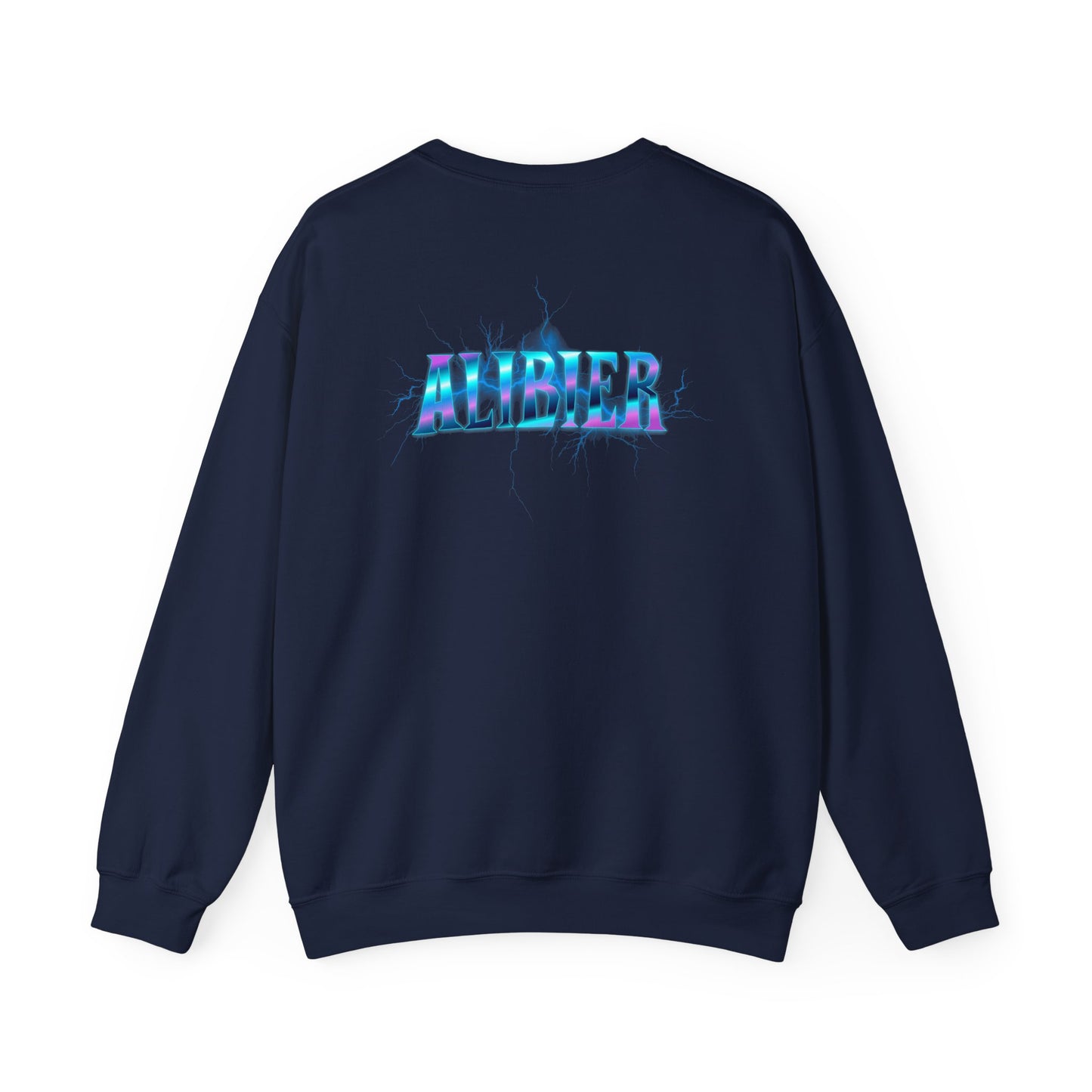 Alibier Vibrant Unisex Crewneck Sweatshirt - 'Creative Vibes' Design