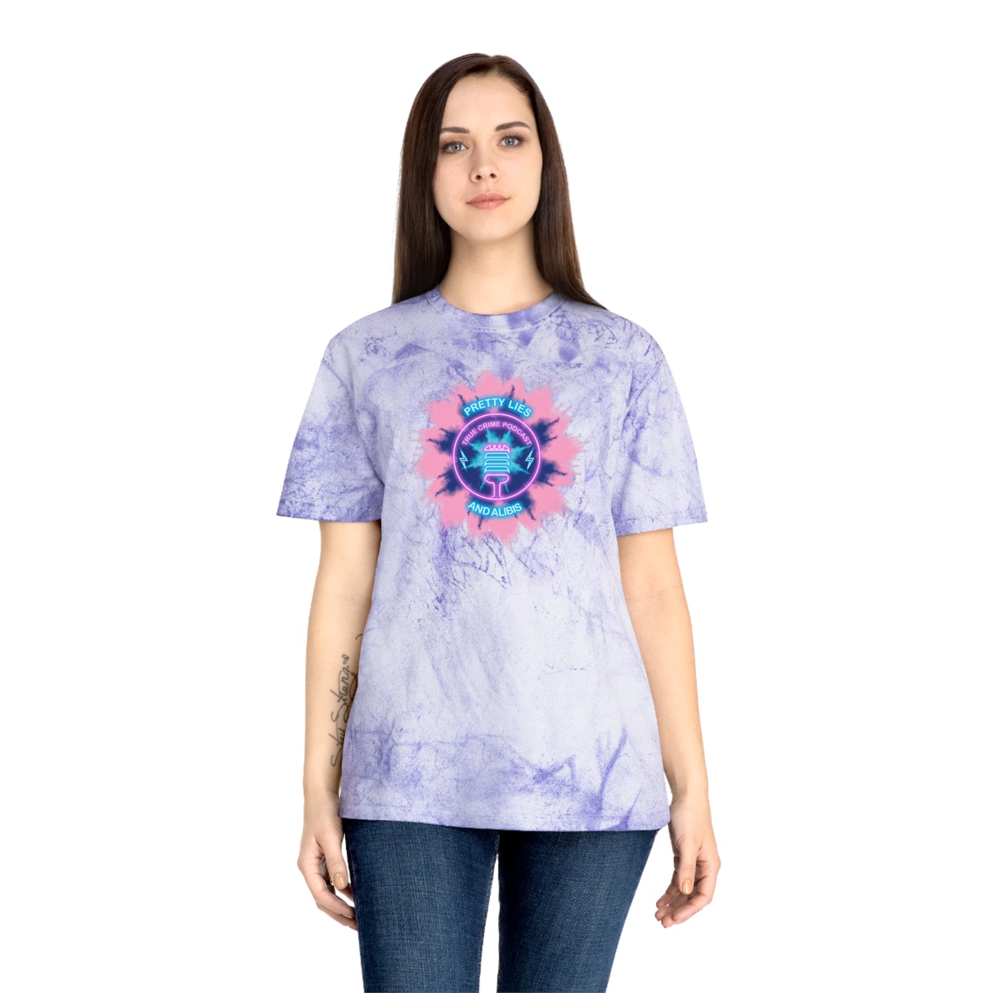 Faded Tie Dye Unisex Color Blast T-Shirt