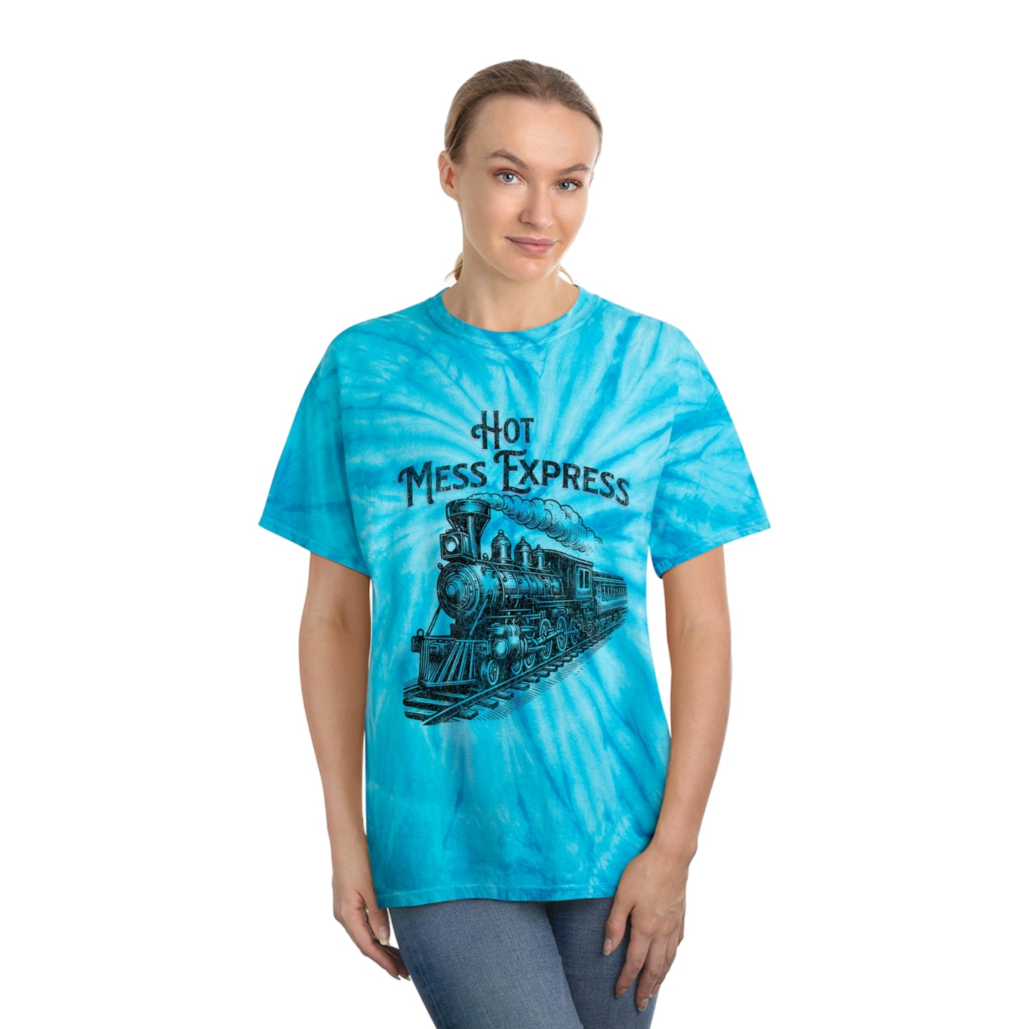 Hot Mess Express Tie-Dye Tee, Cyclone