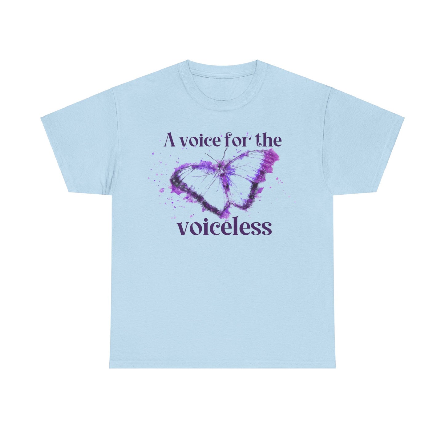 Voice For The Voiceless Unisex Heavy Cotton Tee