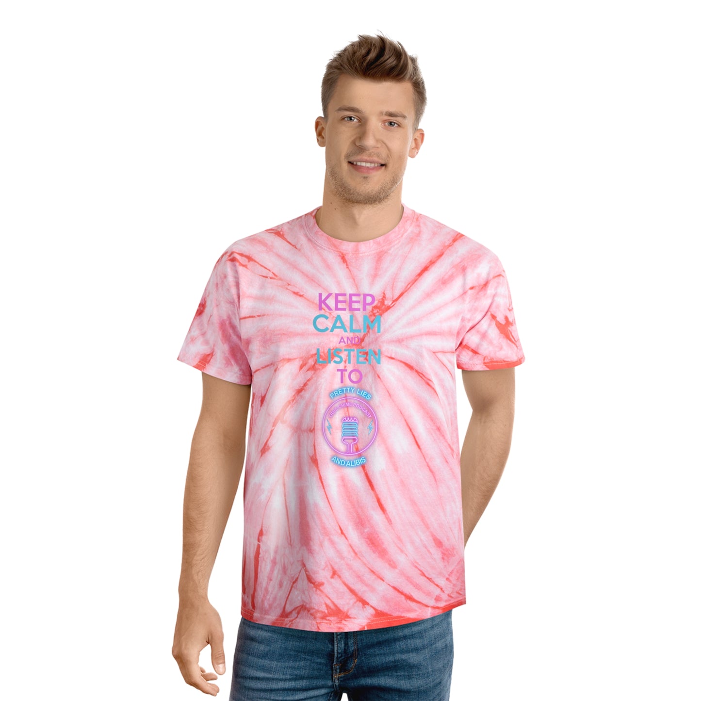 Keep Calm Tie-Dye Tee, Cyclone