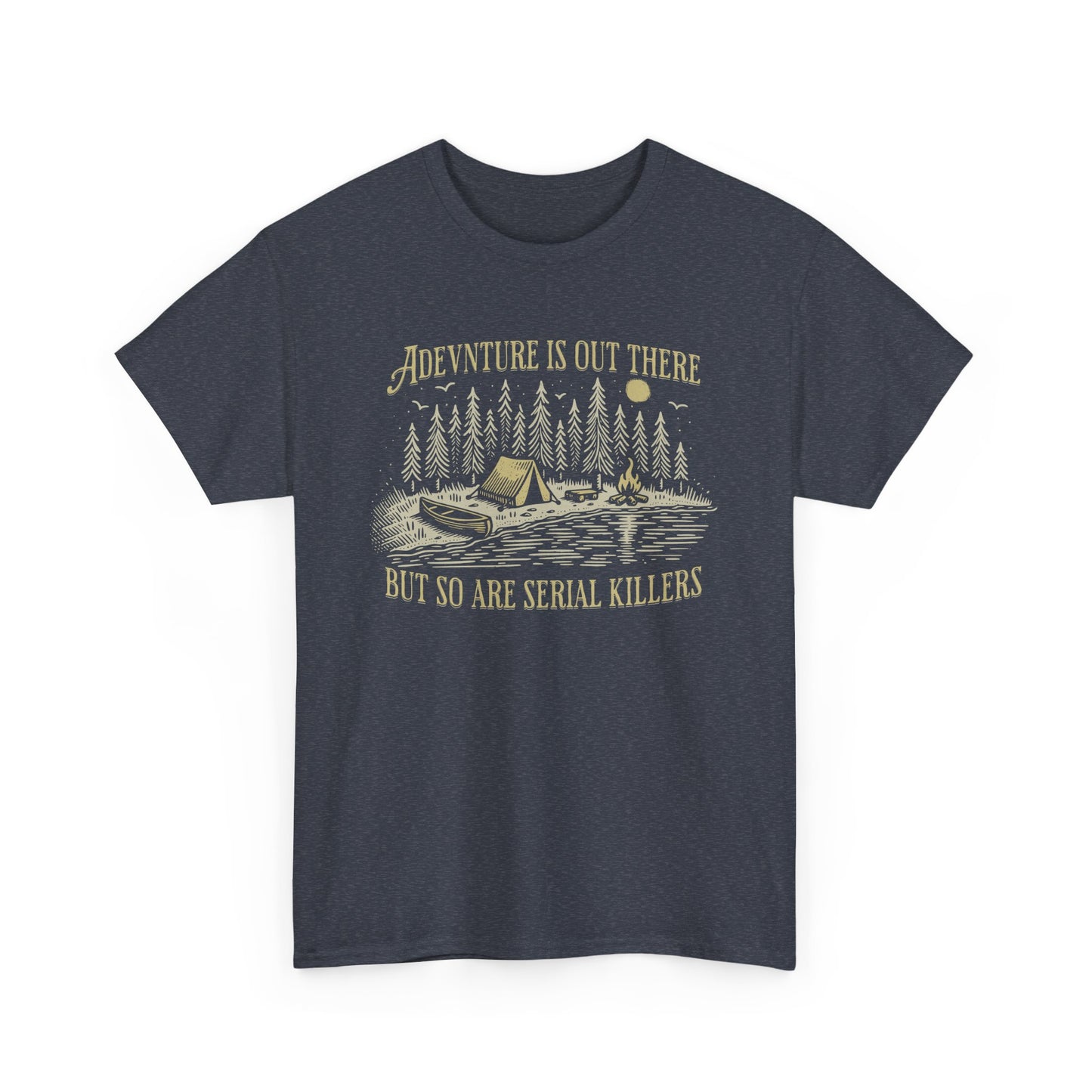 New! Adventure Is Out There Unisex Heavy Cotton Tee
