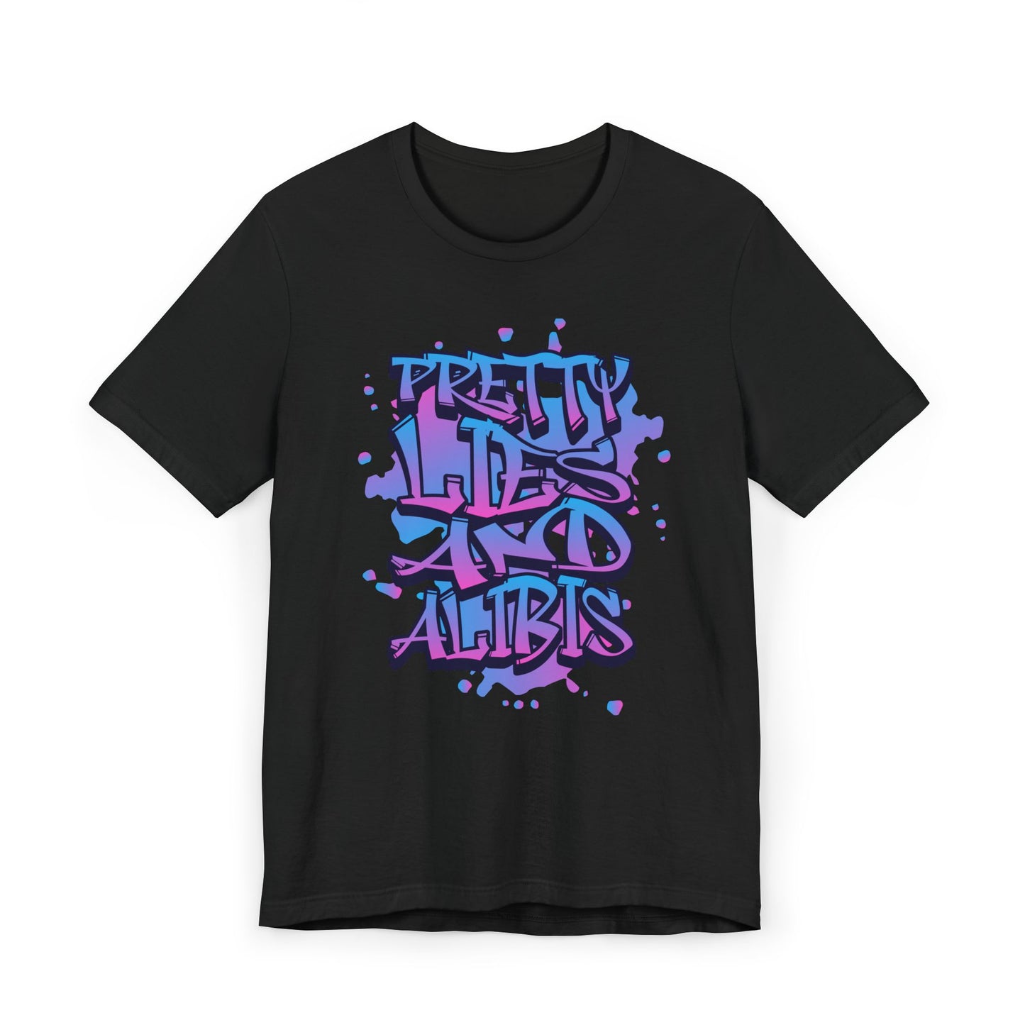 Pretty Lies Retro Unisex Jersey T-Shirt