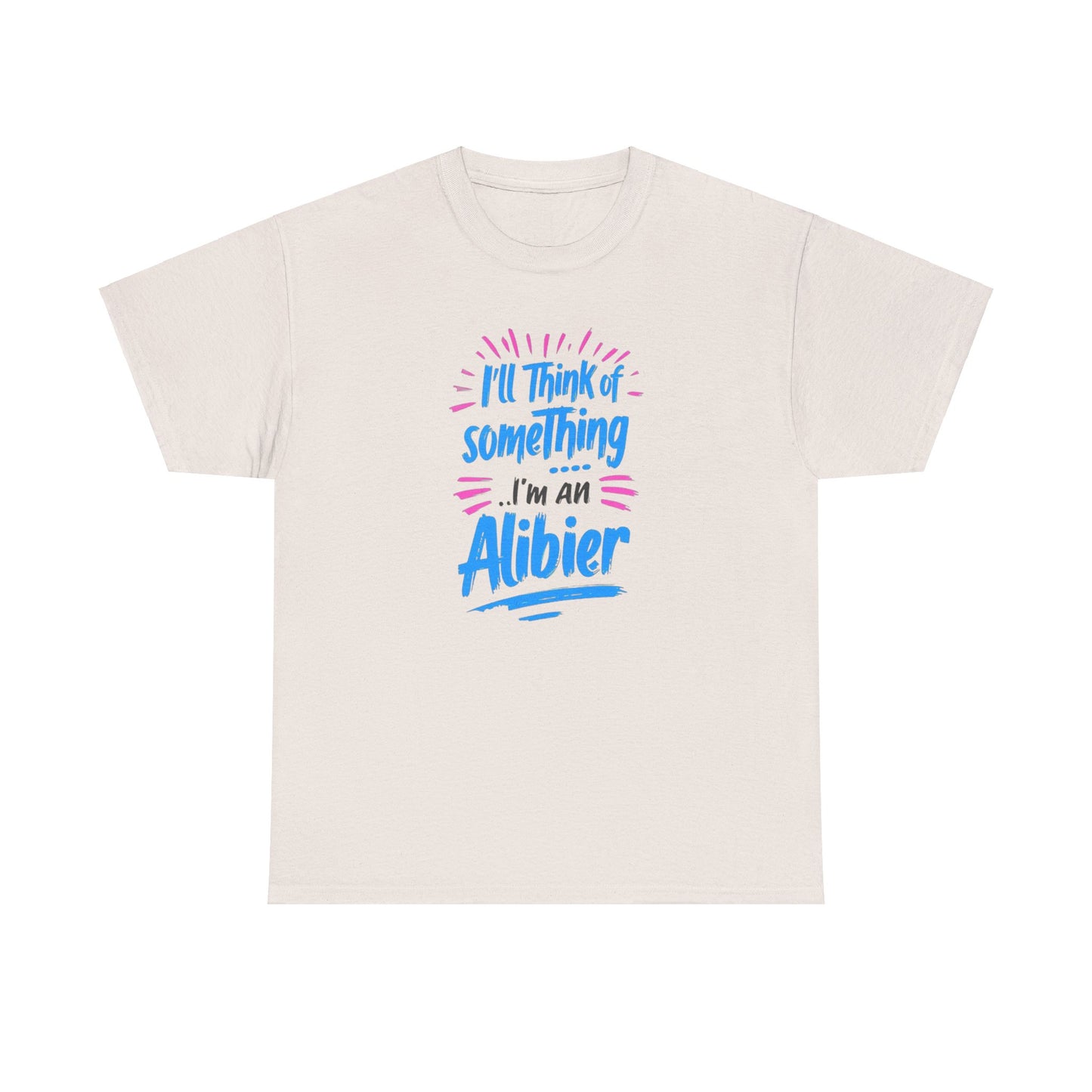 NEW!  Unisex Heavy Cotton Tee - 'I'll Think of Something' - Perfect Gift for Creative Minds