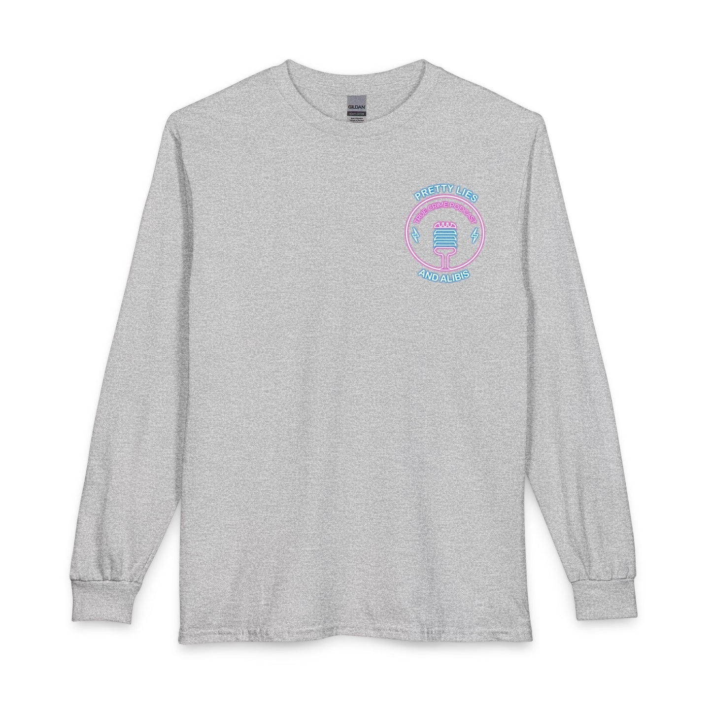 Vegas Neon Retro Long Sleeve Tee — "What Happens In Vegas" Crime Con 26'