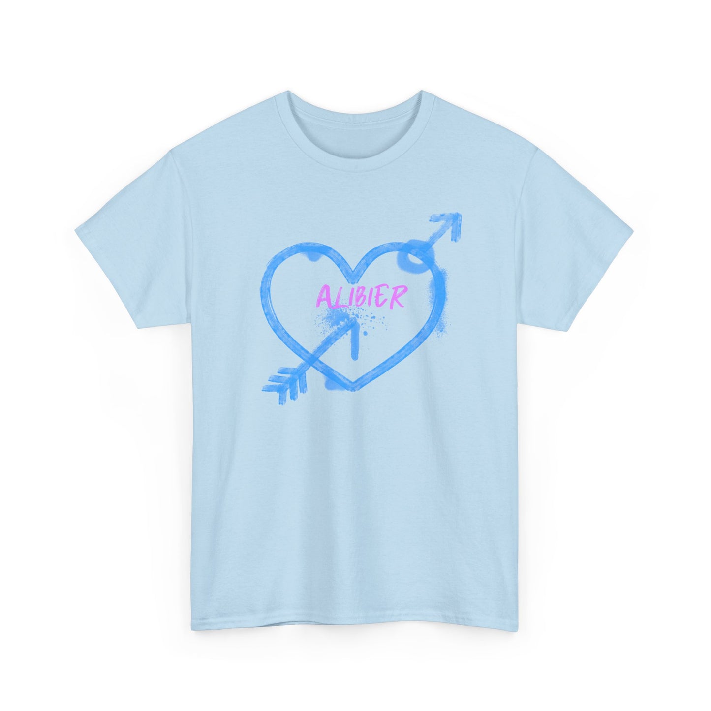 Alibier Heart Unisex Heavy Cotton Tee