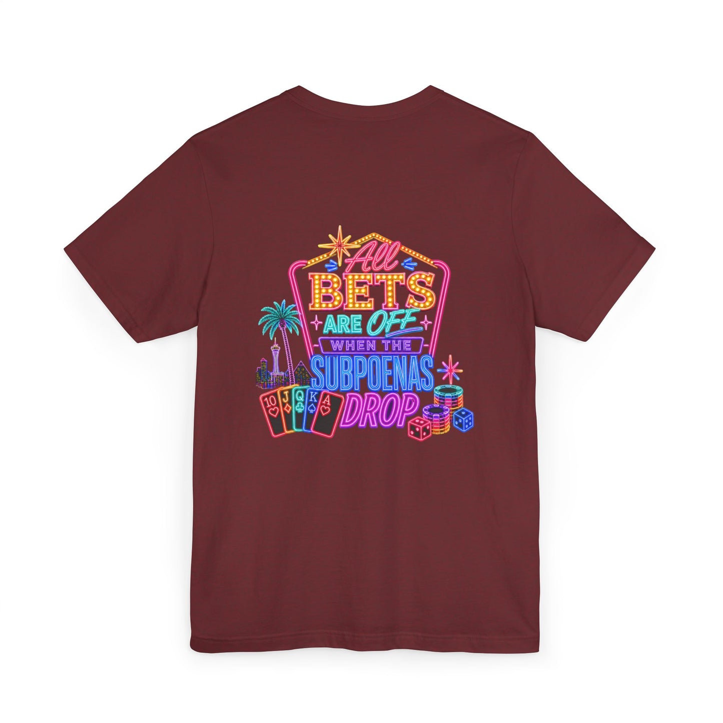 'All Bets Are Off' Retro Vegas Tee Crime Con 26'
