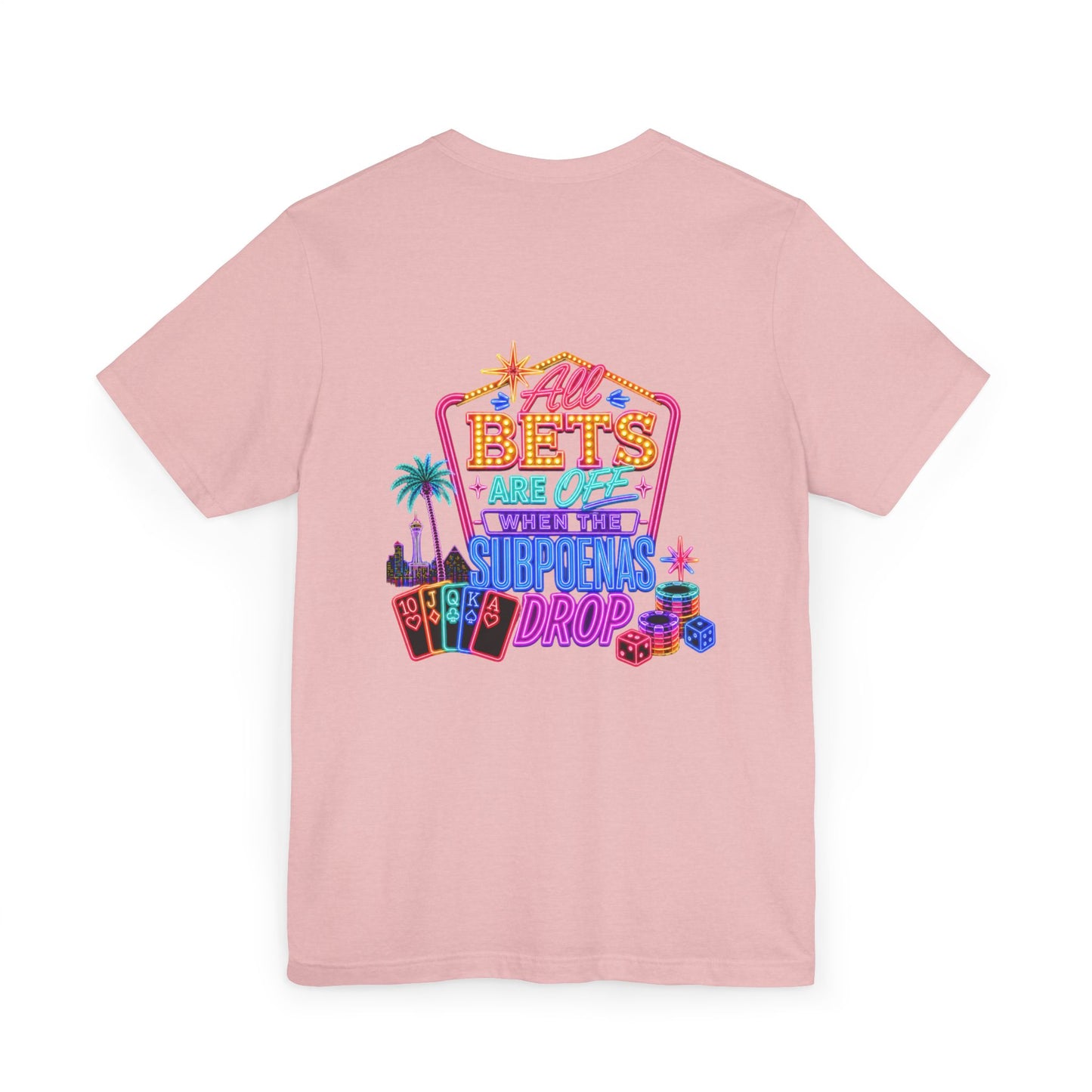 'All Bets Are Off' Retro Vegas Tee Crime Con 26'