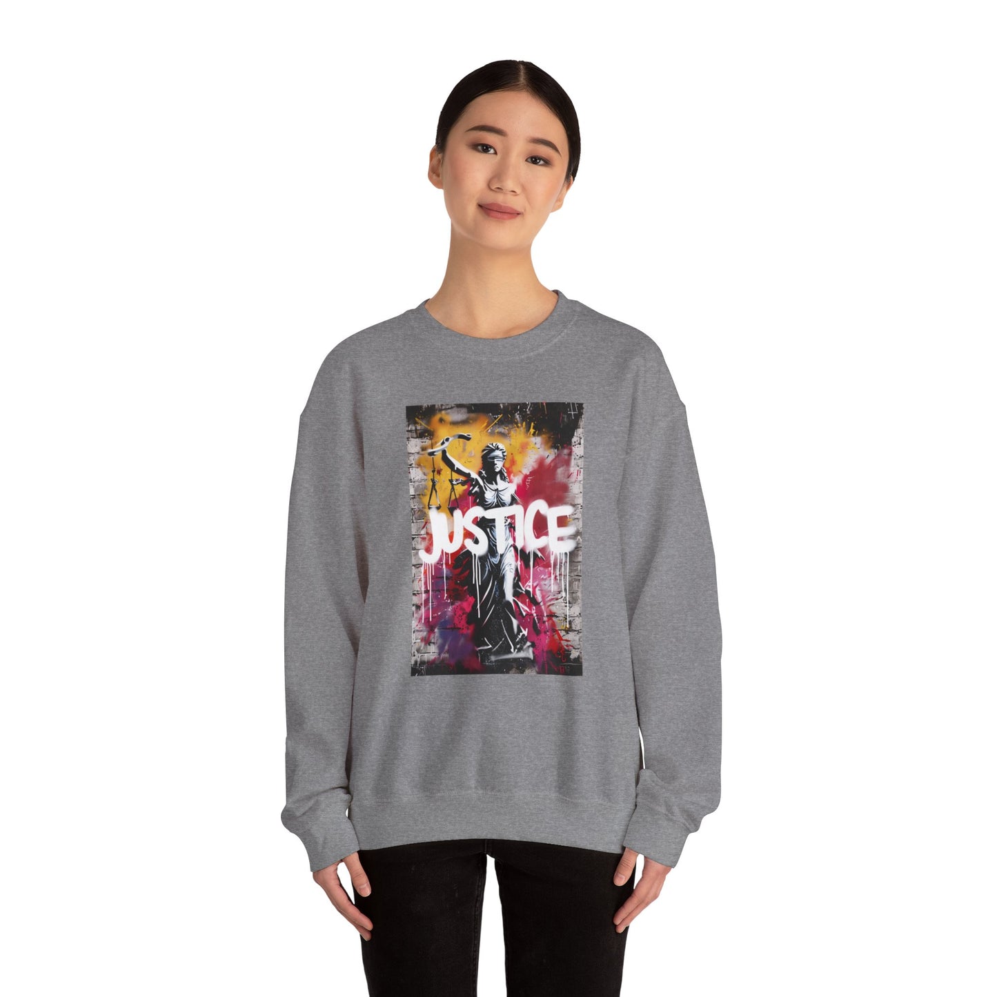 NEW! Justice Graphic Crewneck Sweatshirt - Unisex Heavy Blend™