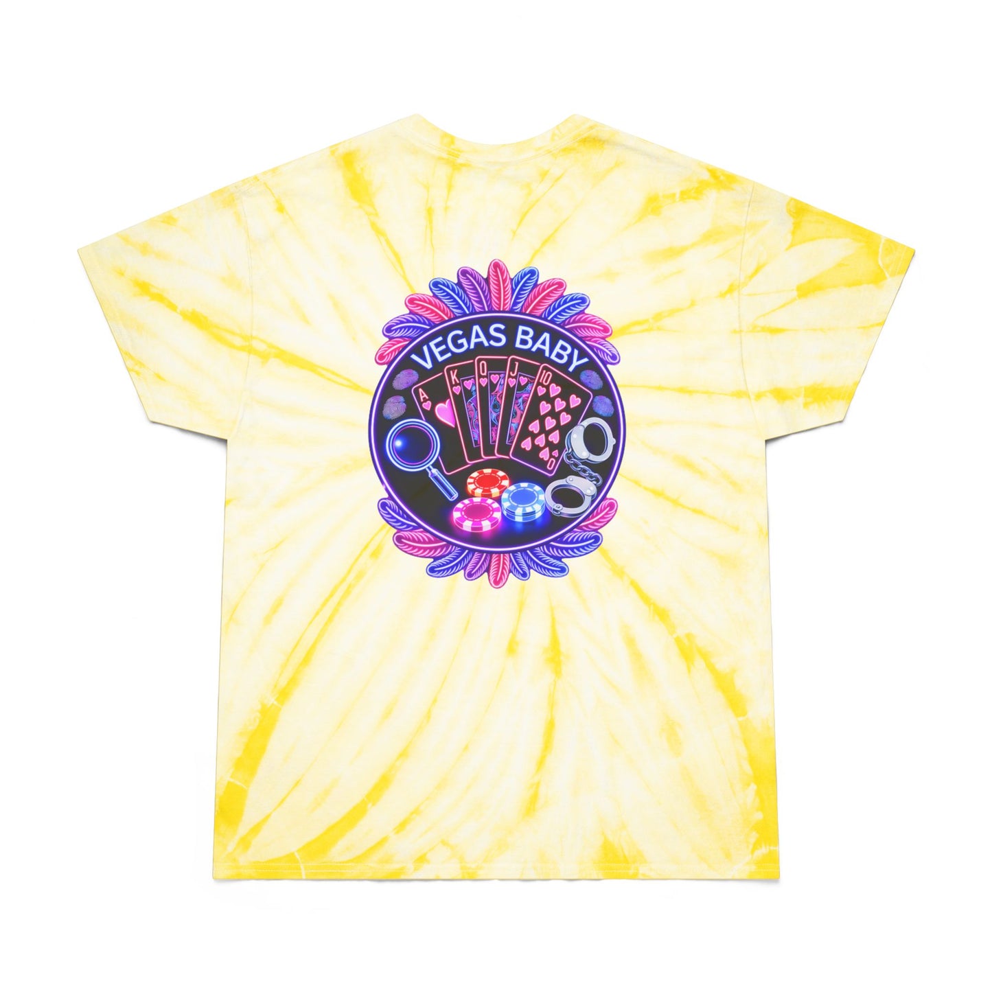 Tie-Dye Tee — "Vegas Baby" Crime Con 26'