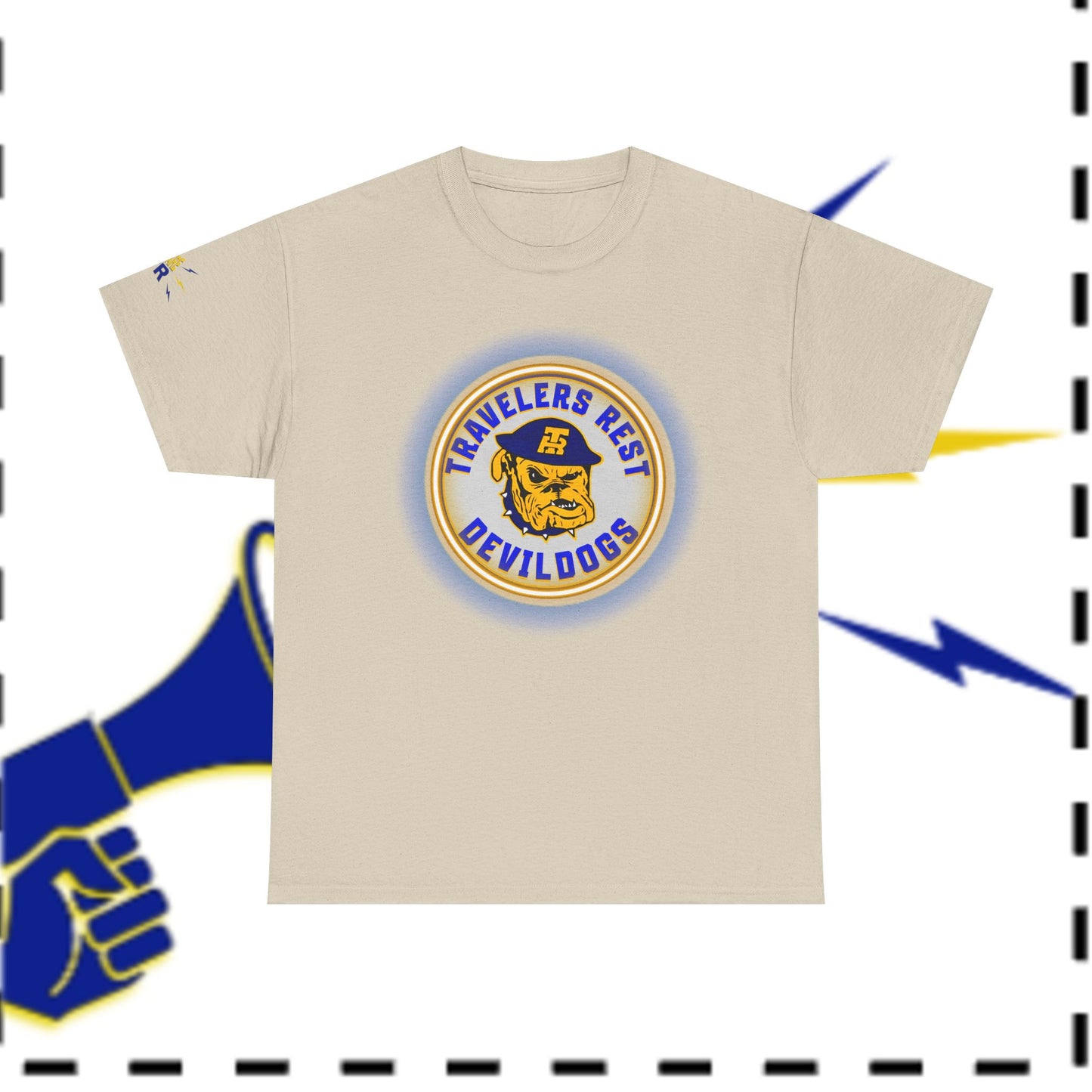 TRHS School Spirit Glow Shirt - GO DEVILDOGS