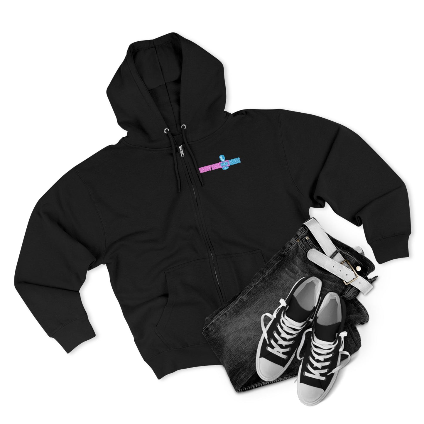 Vegas Zip Hoodie — "What Happens in Vegas" Crime Con 26' (For y'all who freeze)