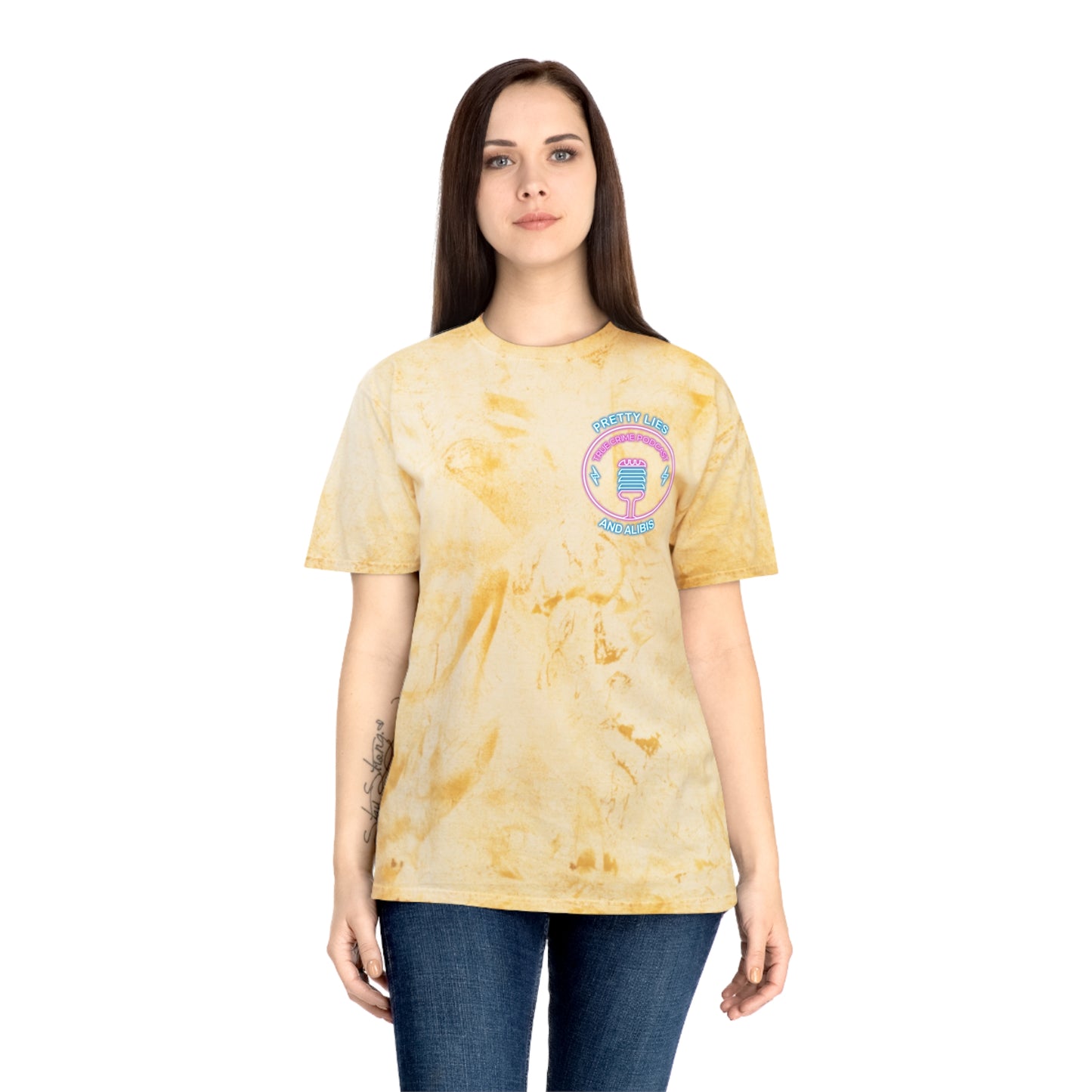 Tie-Dye T-Shirt — "Stack Chips Not Charges" Crime Con 26'