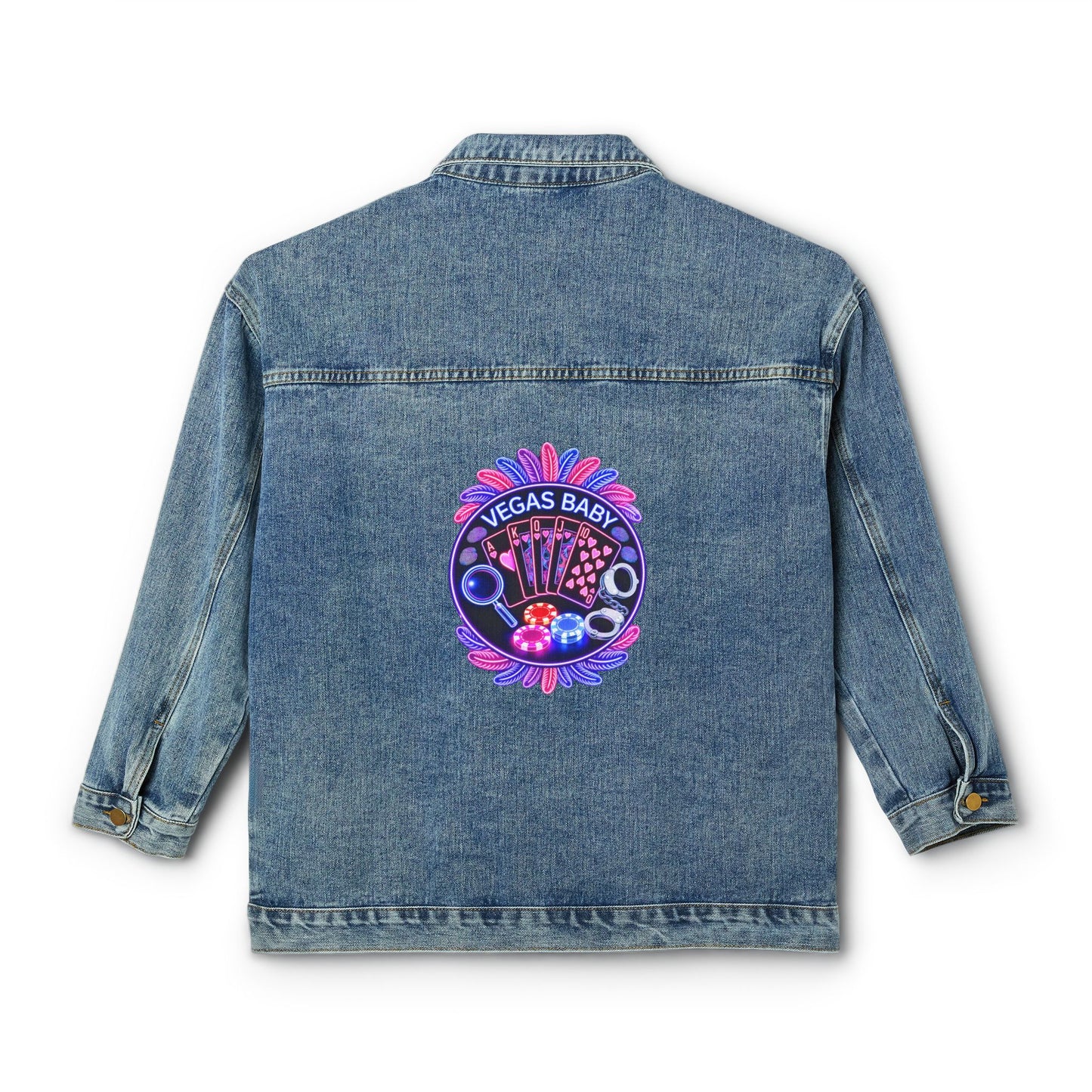 Denim Jacket — 'Vegas Baby' - Crime Con 26 (No Logo)
