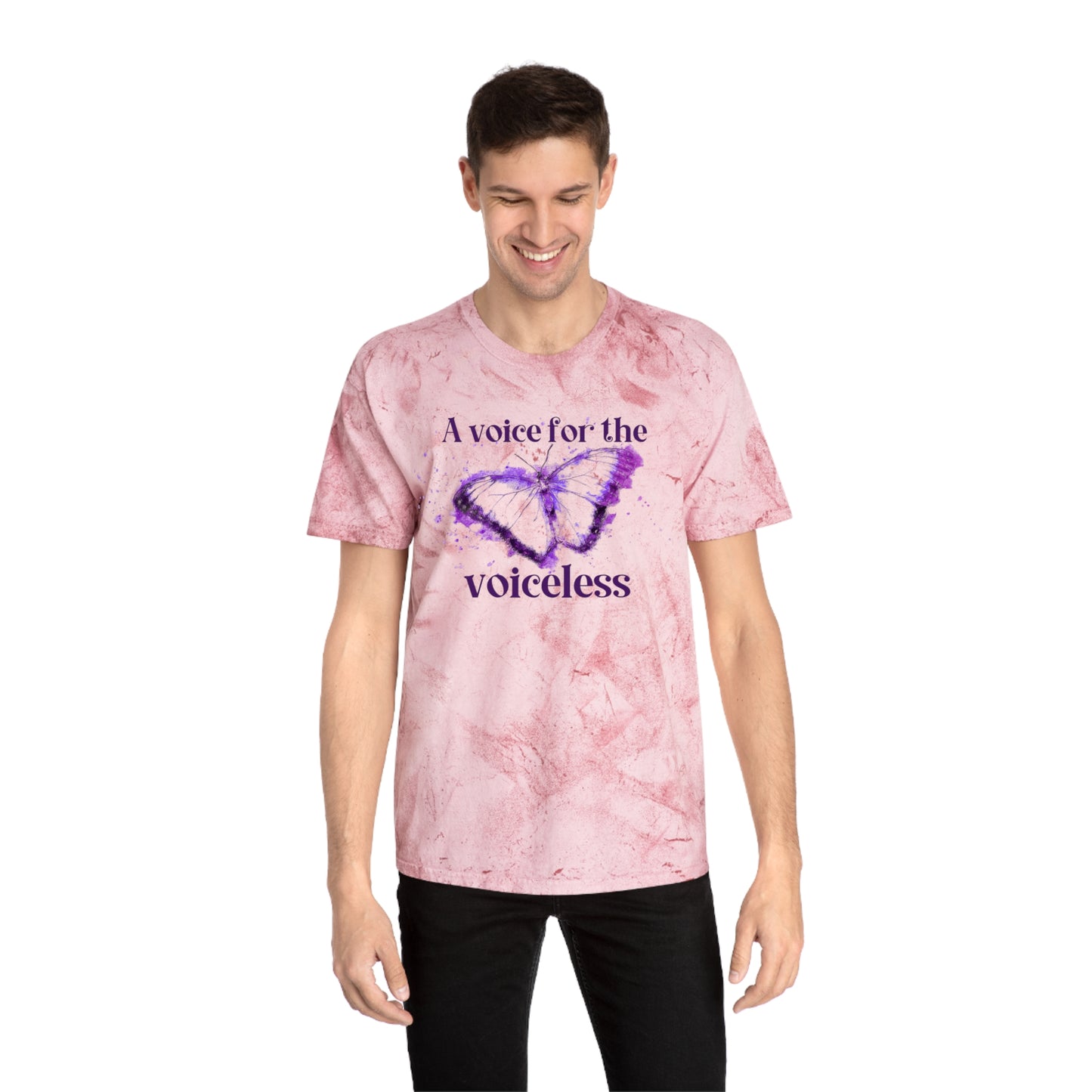 Voice For The Voiceless Unisex Color Blast T-Shirt