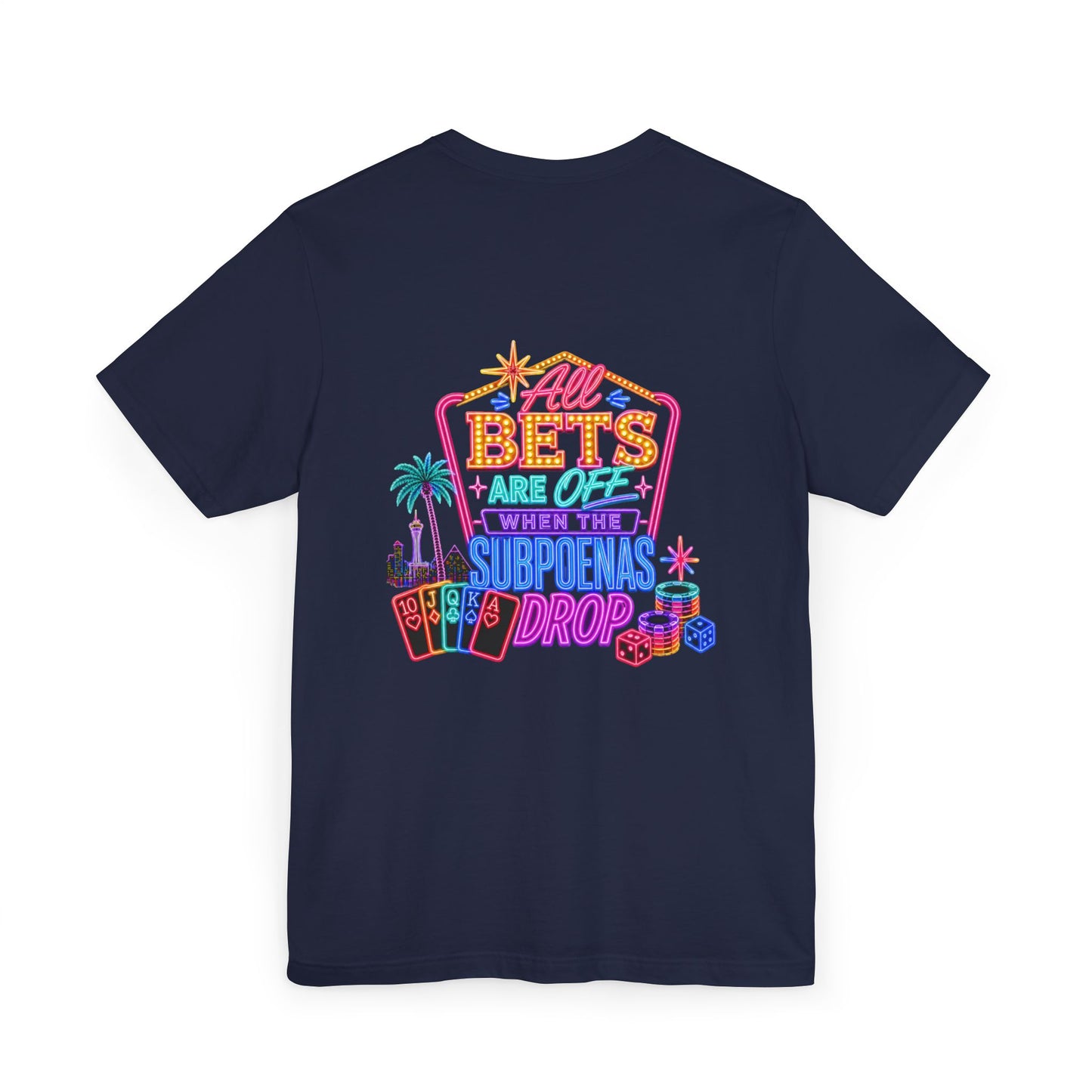 'All Bets Are Off' Retro Vegas Tee Crime Con 26'