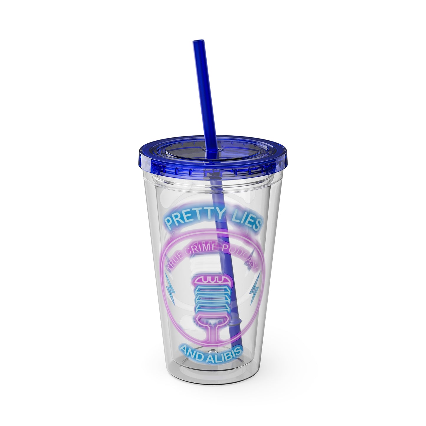 Logo Sunsplash Tumbler with Straw, 16oz