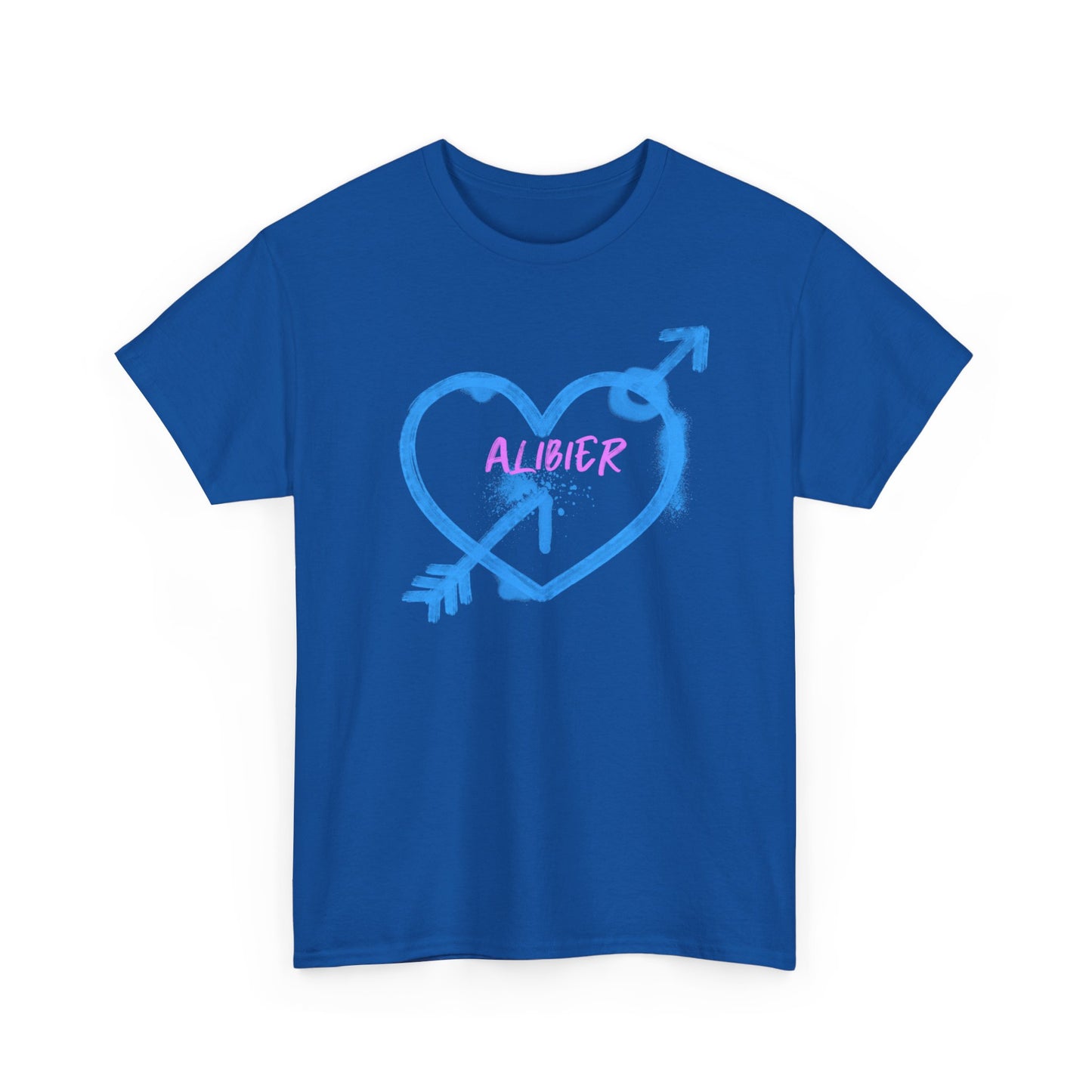 Alibier Heart Unisex Heavy Cotton Tee