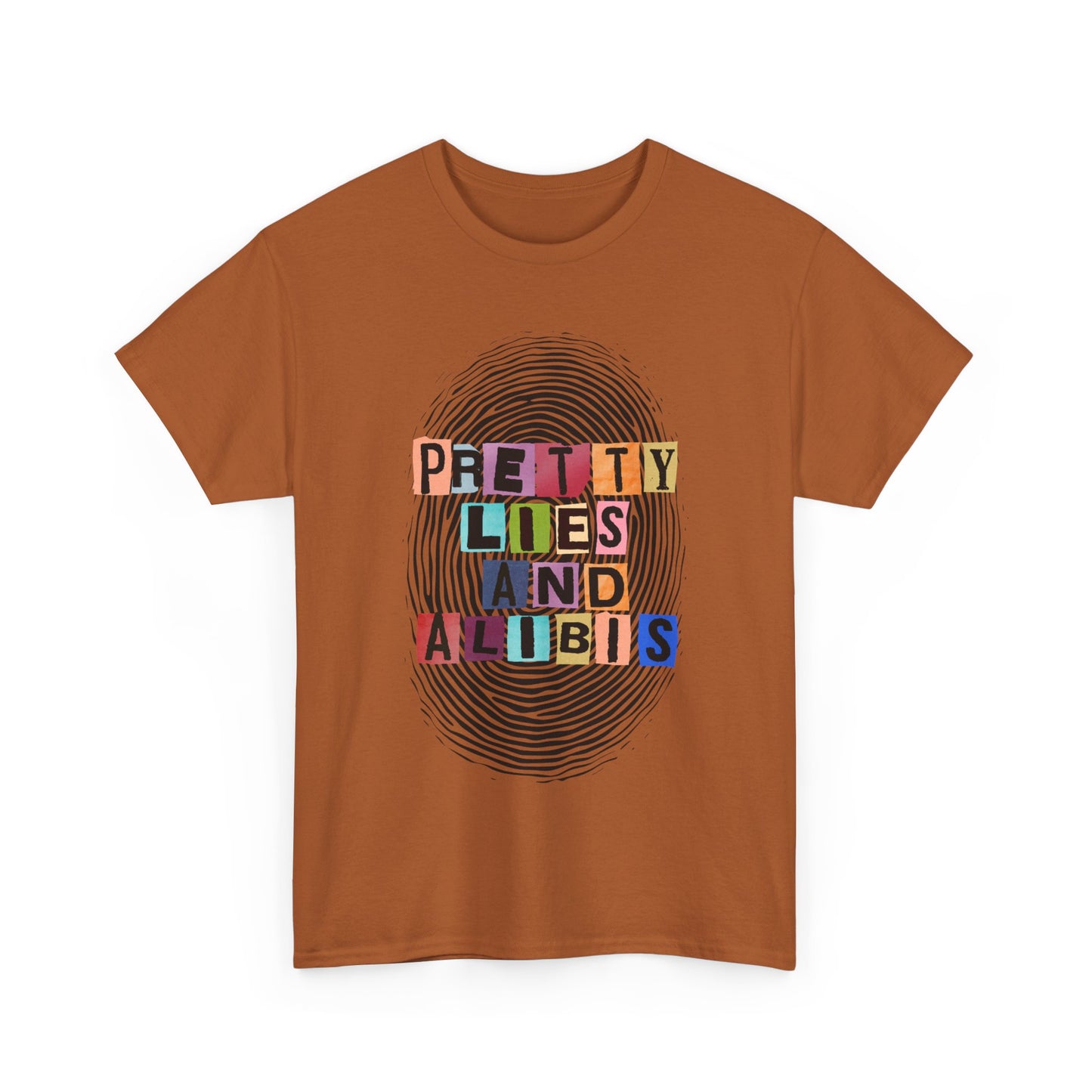 NEW! 'Pretty Lies and Alibis' Ransom Unisex Heavy Cotton Tee - Trendy Statement Shirt for Casual Style