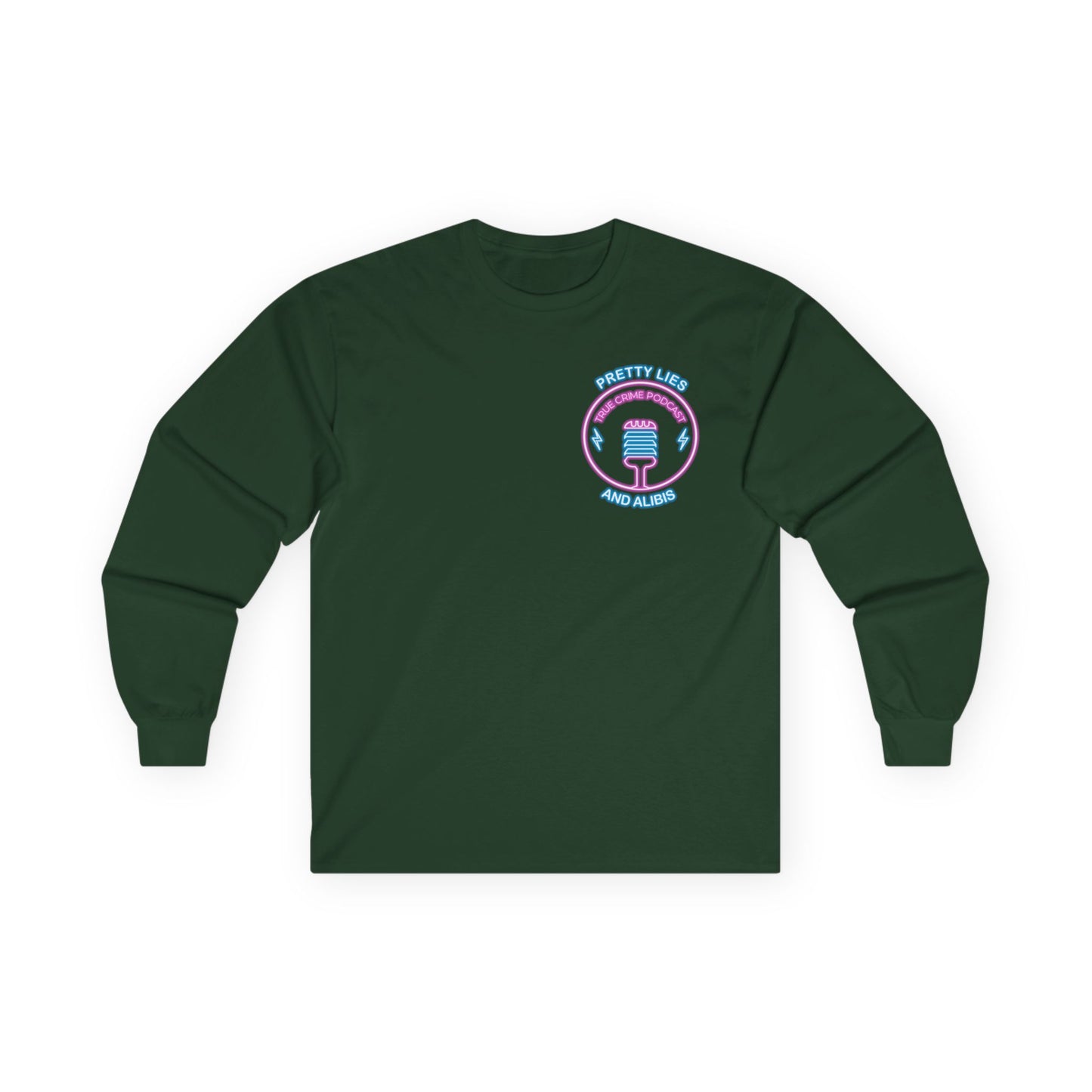 Neon 'What Happens in Vegas' Long Sleeve Tee -Crime Con 26'