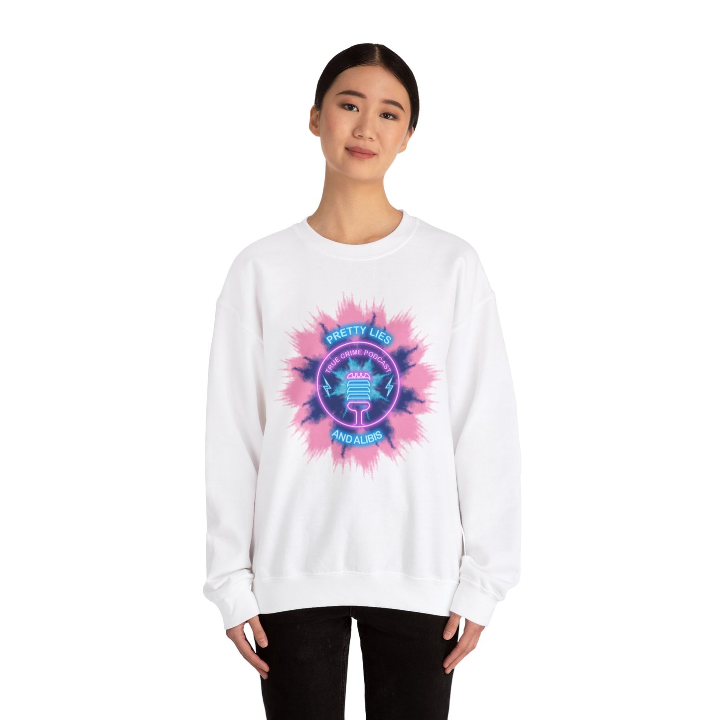 Tie Dye Burst Unisex Heavy Blend™ Crewneck Sweatshirt