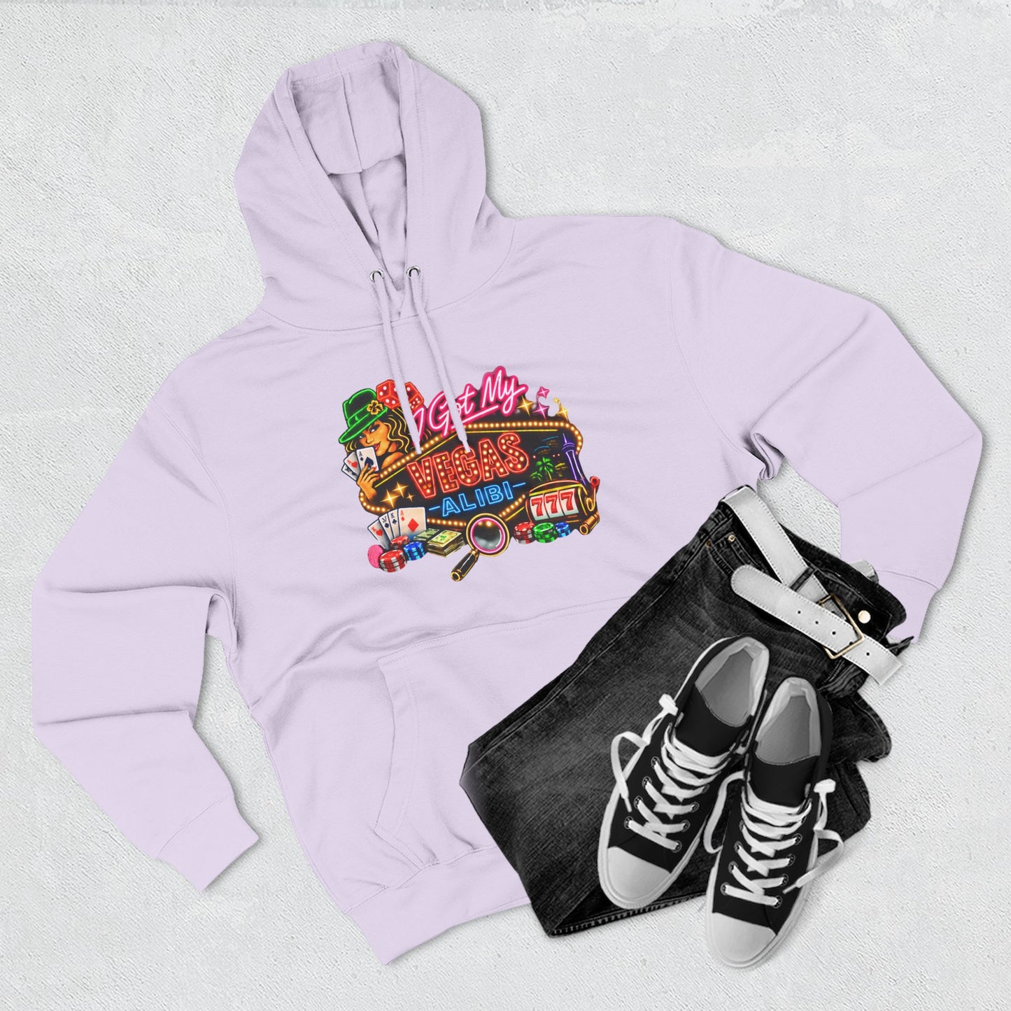 Hoodie — 'I Got My Vegas Alibi' (No Logo)