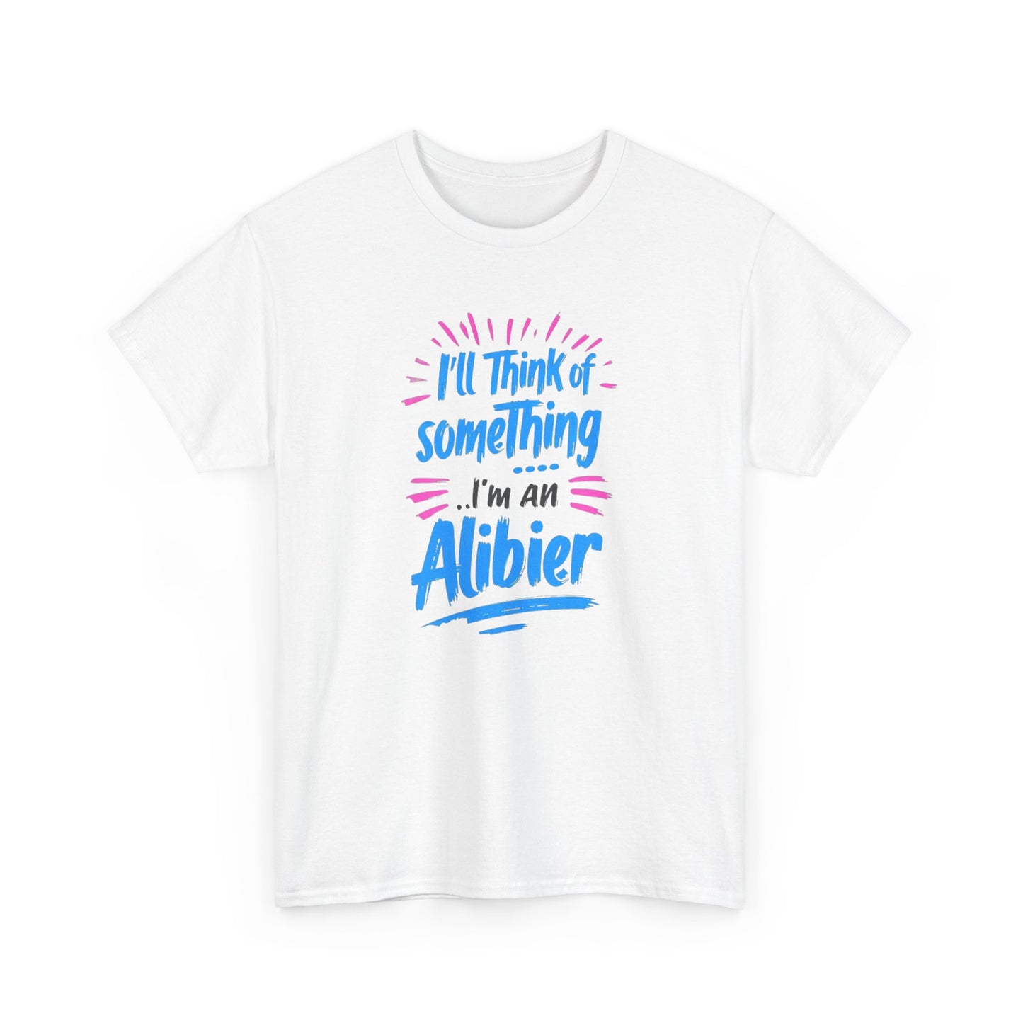 NEW!  Unisex Heavy Cotton Tee - 'I'll Think of Something' - Perfect Gift for Creative Minds