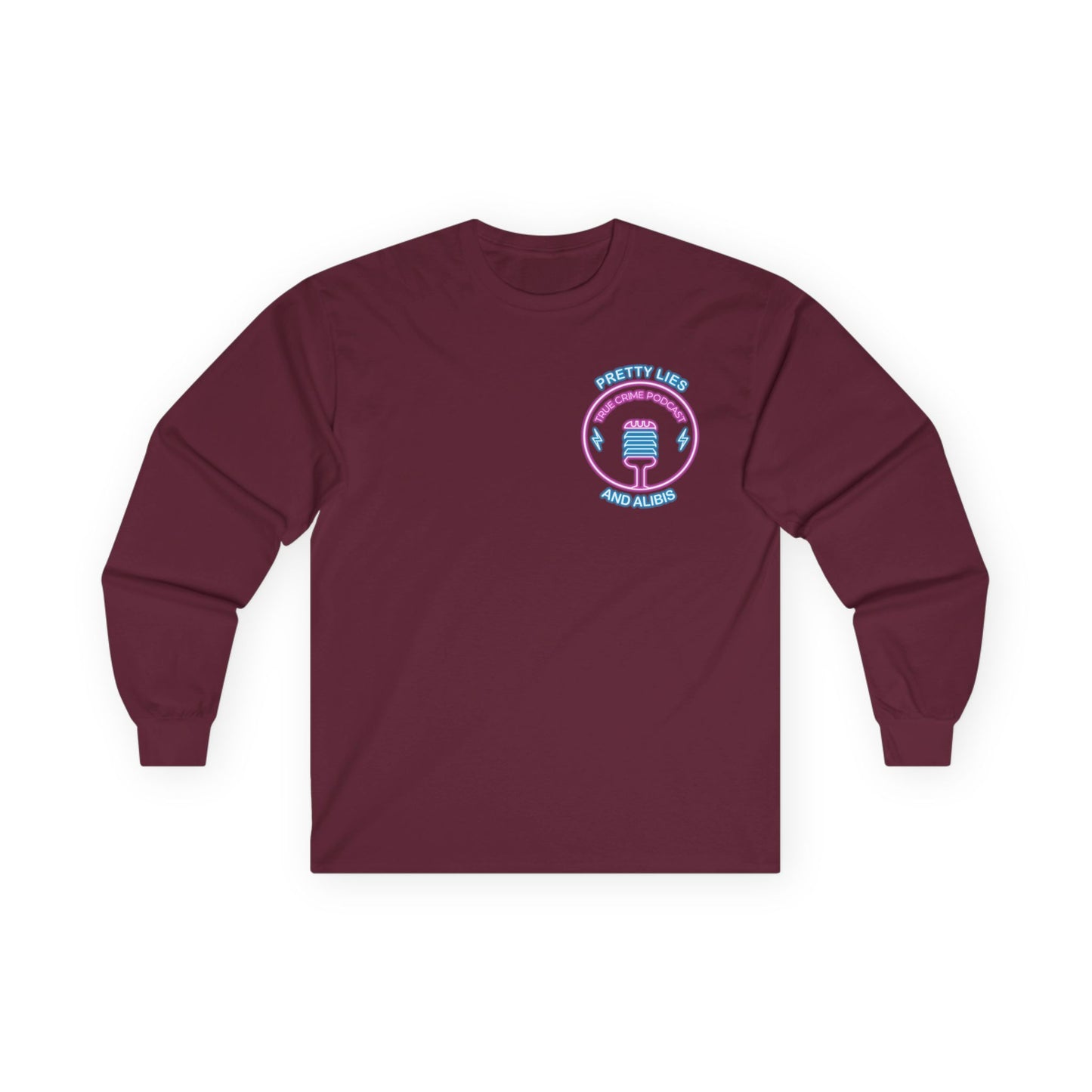 Neon 'What Happens in Vegas' Long Sleeve Tee -Crime Con 26'