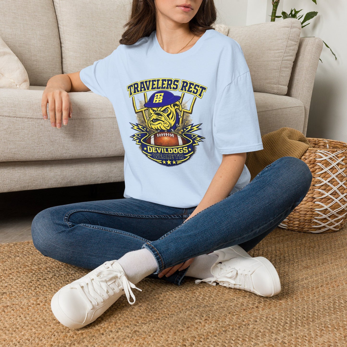 Travelers Rest Devildogs T-Shirt — TRhs Football Tee