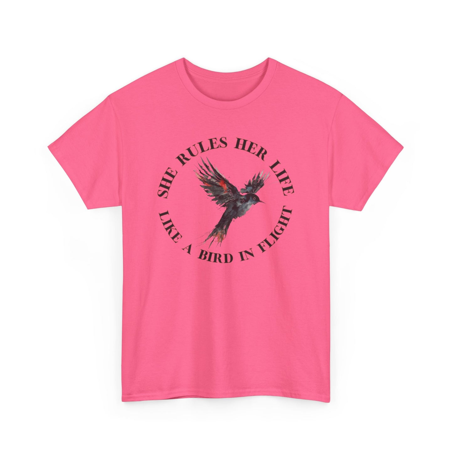 Lyrics Empowering Women's Quote Tee - "She Rules Her Life"