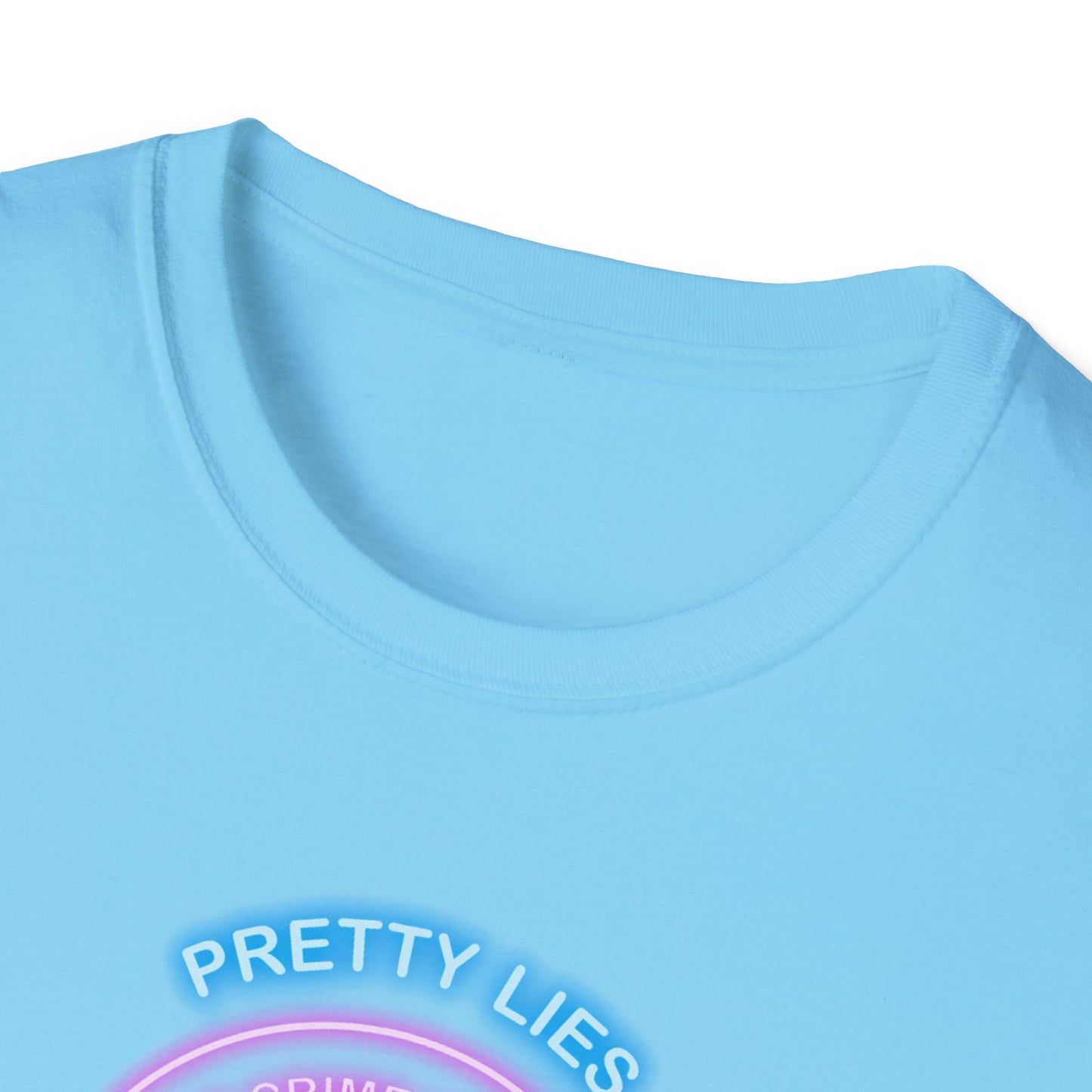 Alibier Unisex Softstyle T-Shirt - "Pretty Lies" and "Alibier" Graphic Tee for Trendsetters