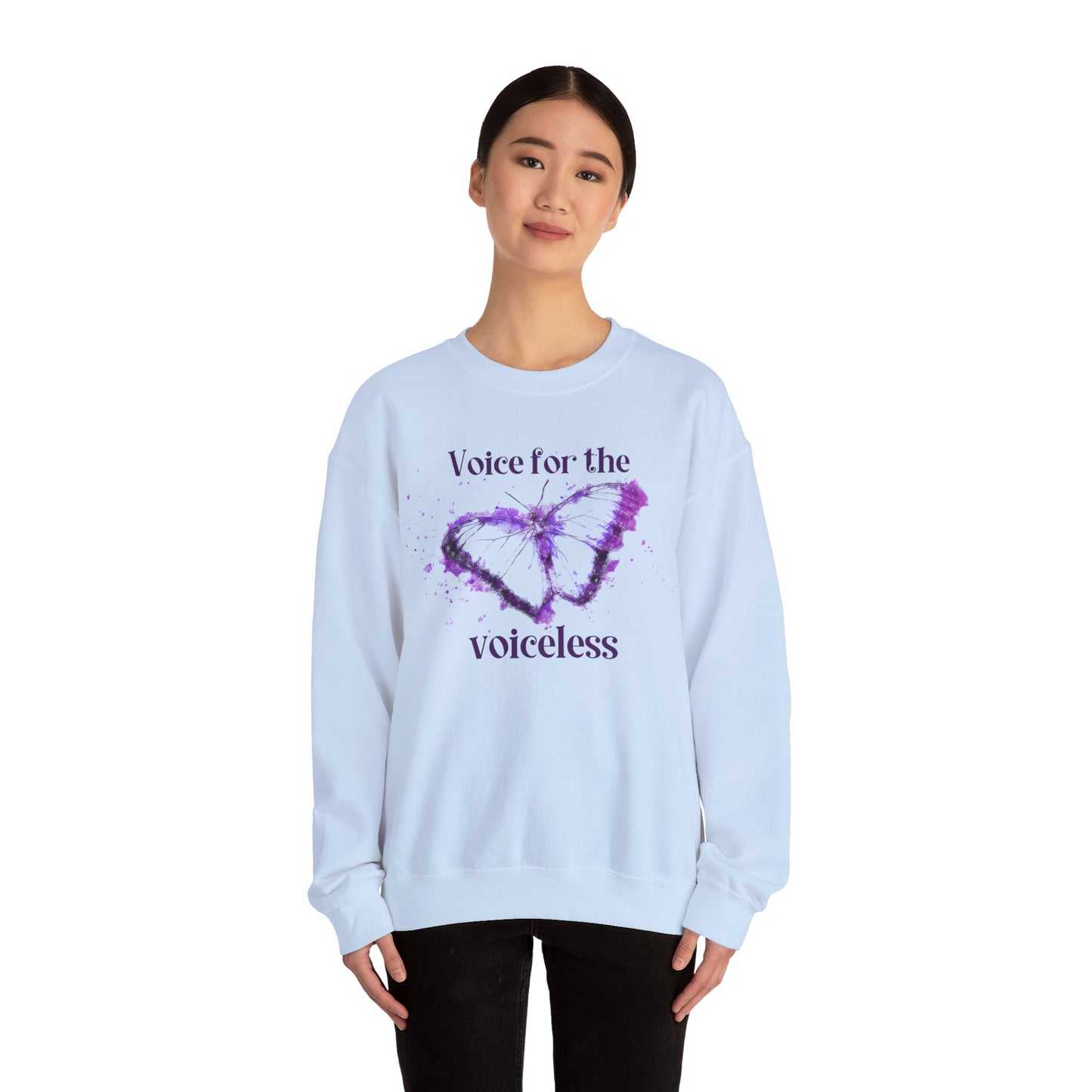 Voice For The Voiceless Unisex Heavy Blend™ Crewneck Sweatshirt