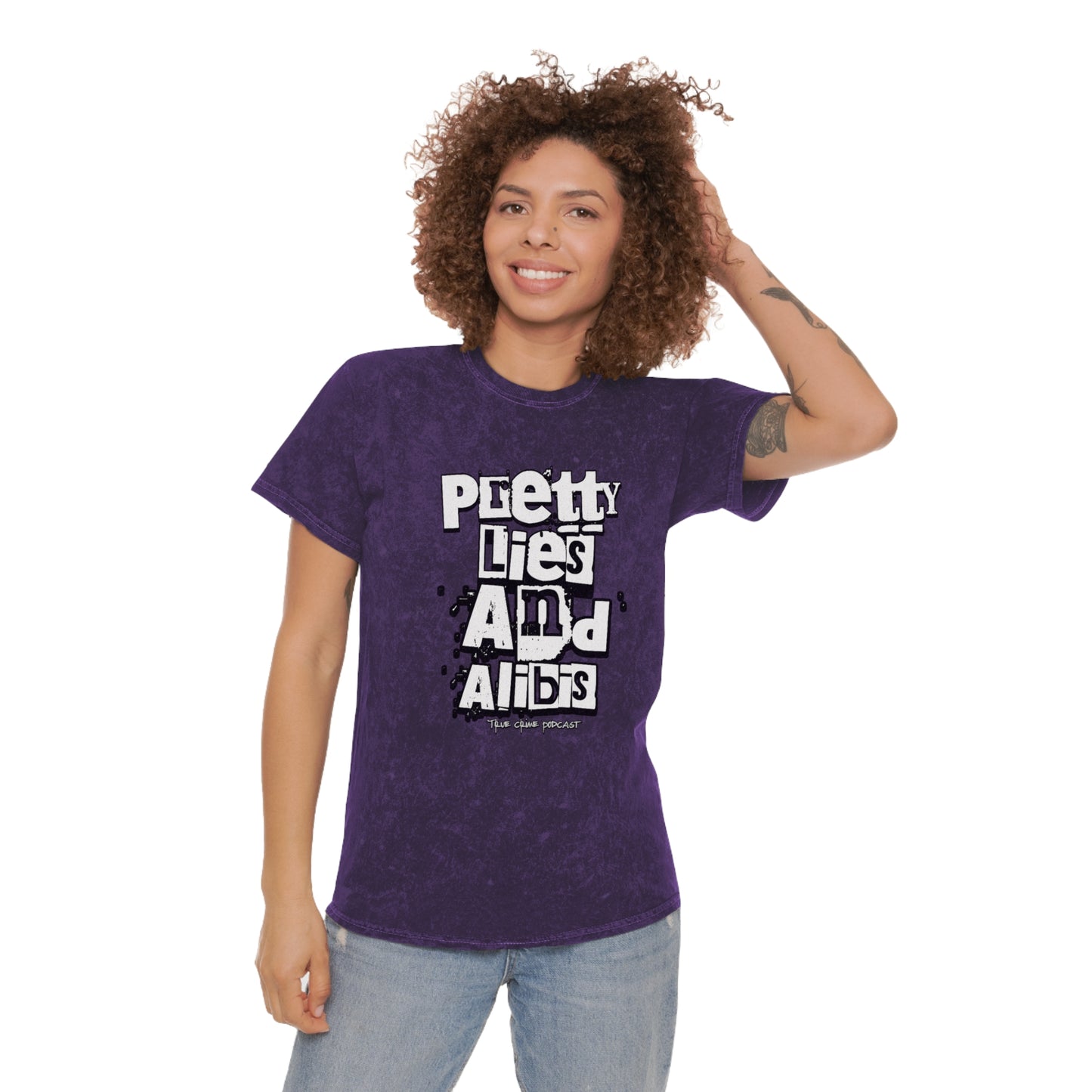 Pretty Lies And Alibis Ransom Unisex Mineral Wash T-Shirt - Pretty Lies And Alibs Graphic Tee