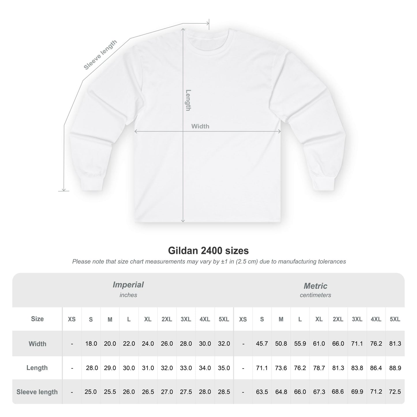 Vegas Baby Long Sleeve Tee — (No Logo)
