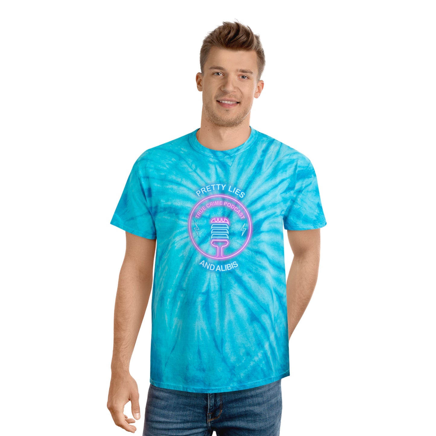 Logo Tie-Dye Tee, Cyclone