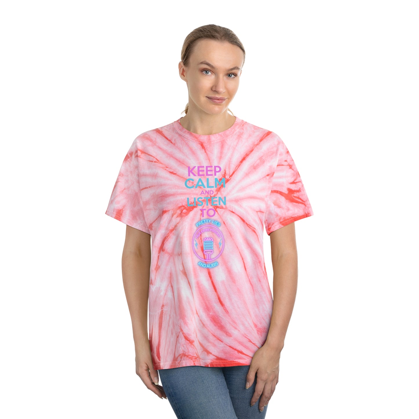 Keep Calm Tie-Dye Tee, Cyclone