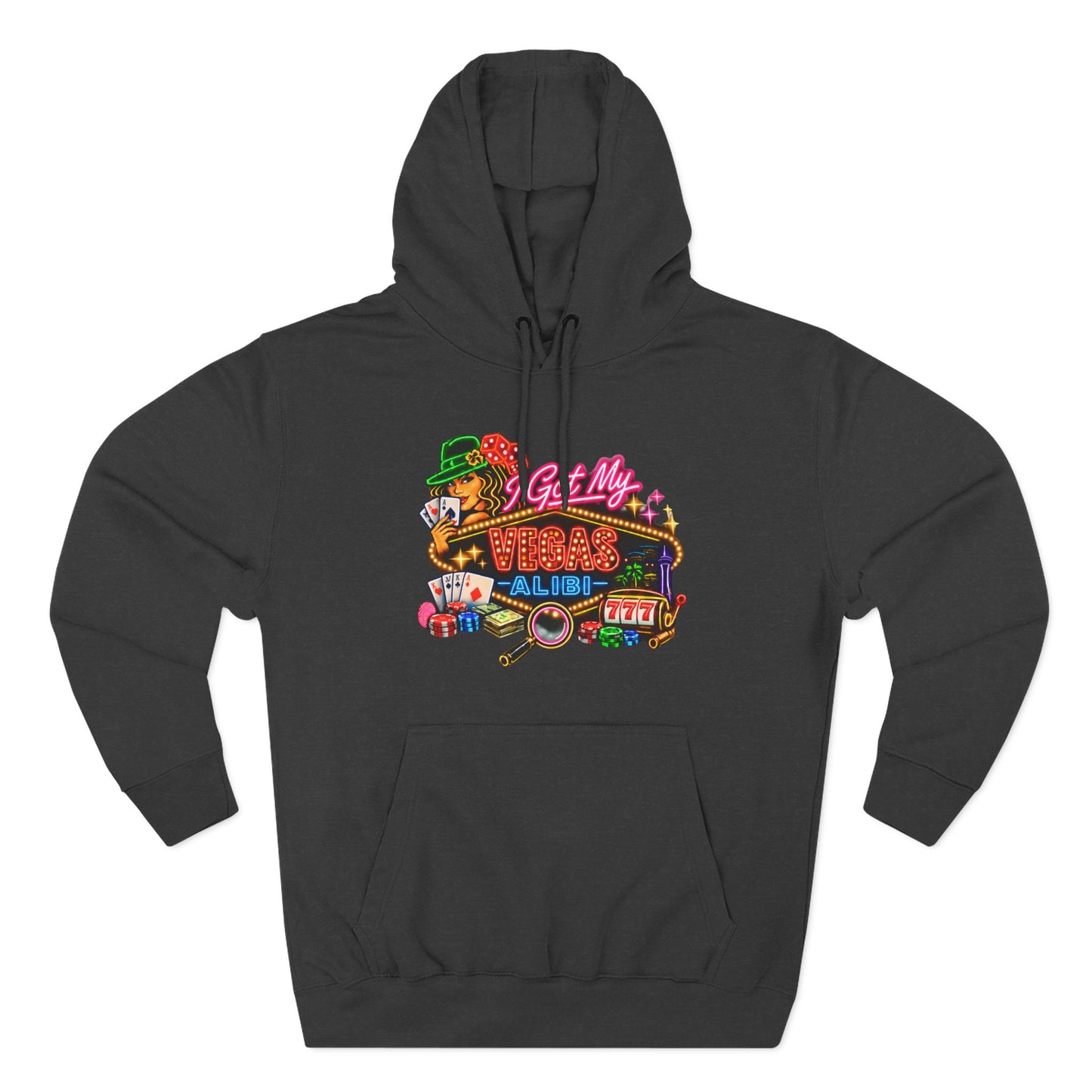 Hoodie — 'I Got My Vegas Alibi' (No Logo)