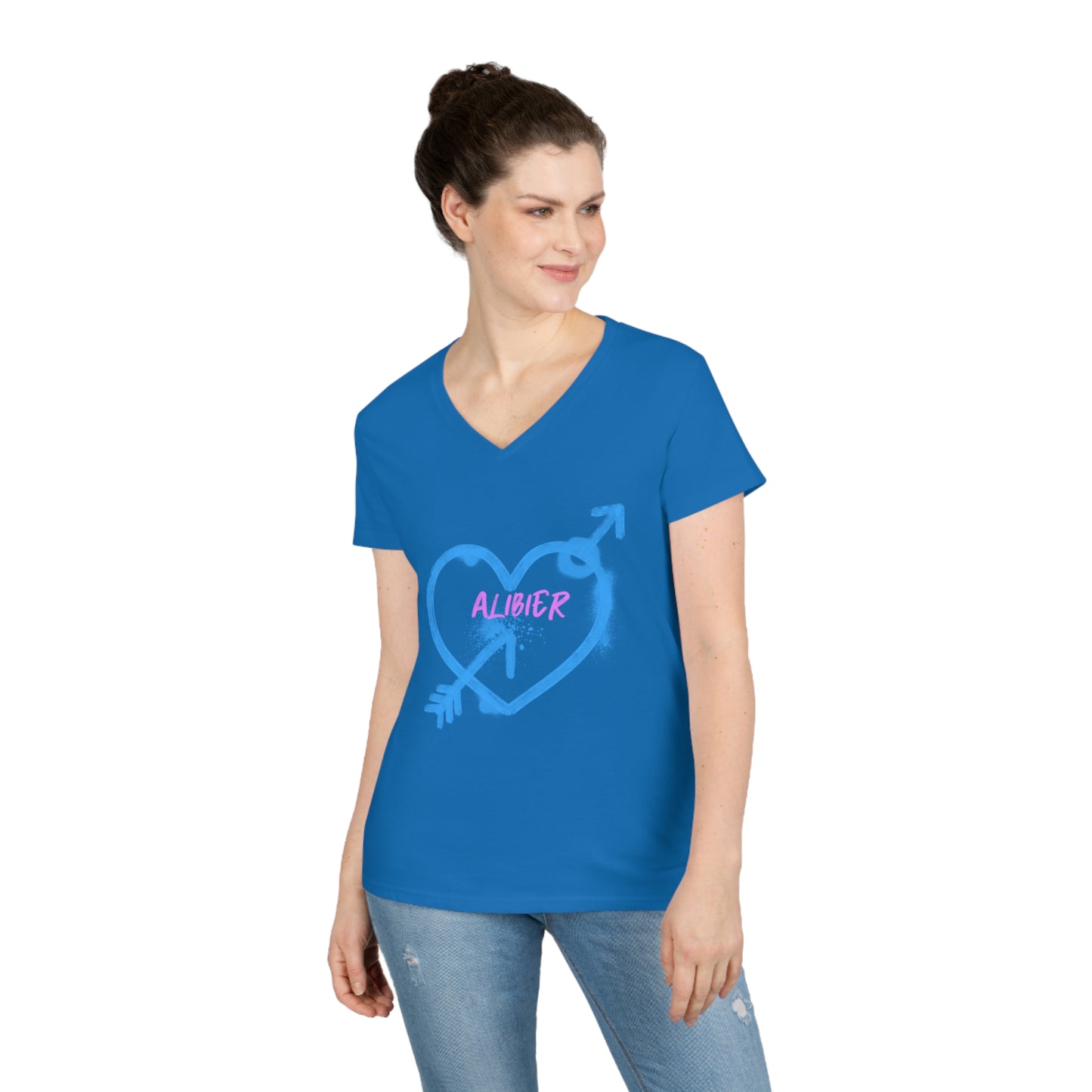 Alibier Ladies' V-Neck T-Shirt