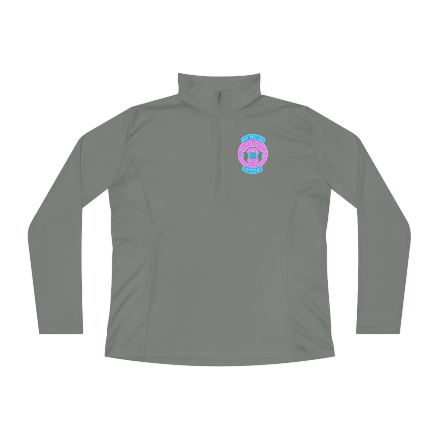 Logo Ladies Quarter-Zip Pullover