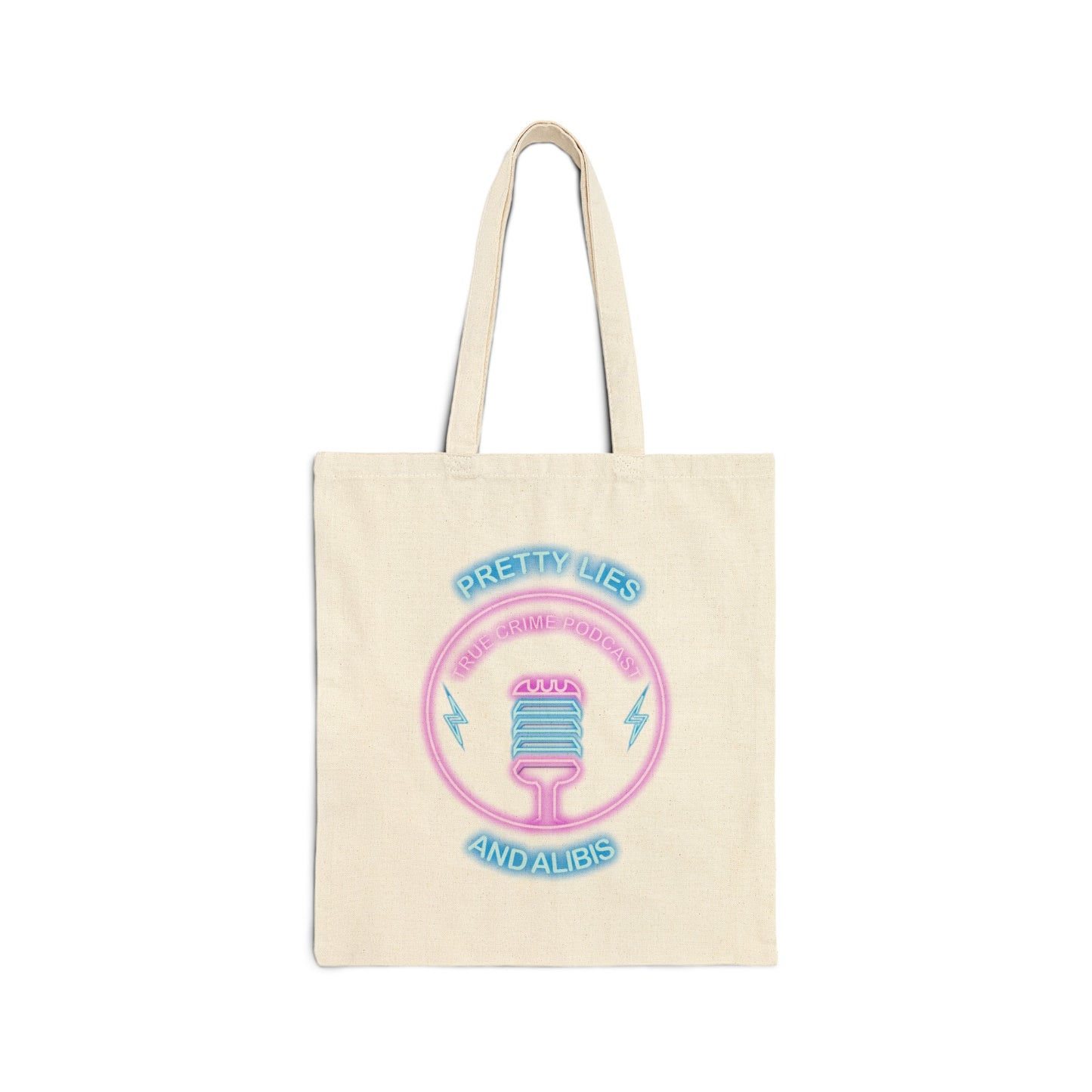 Alibier Fingerprint Cotton Canvas Tote Bag