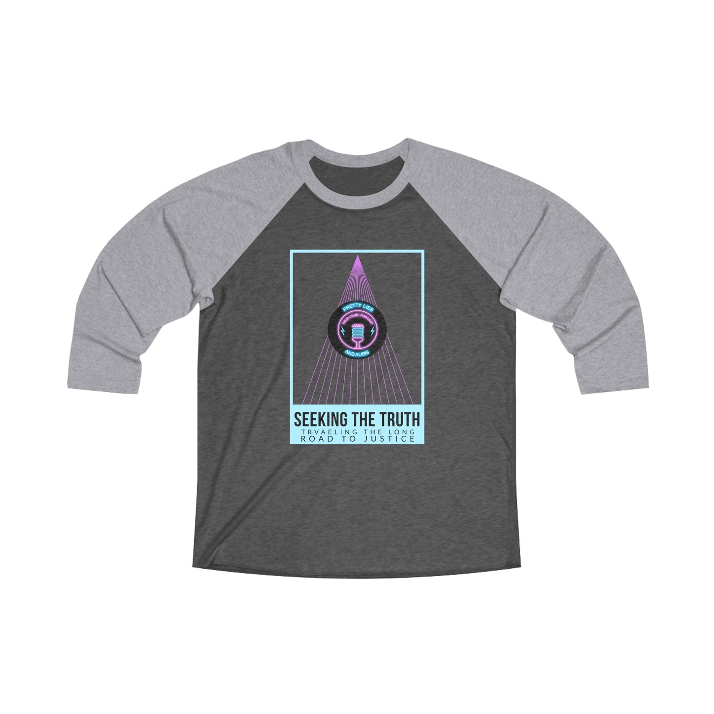 New Seeking The Truth Unisex Tri-Blend 3\4 Raglan Tee