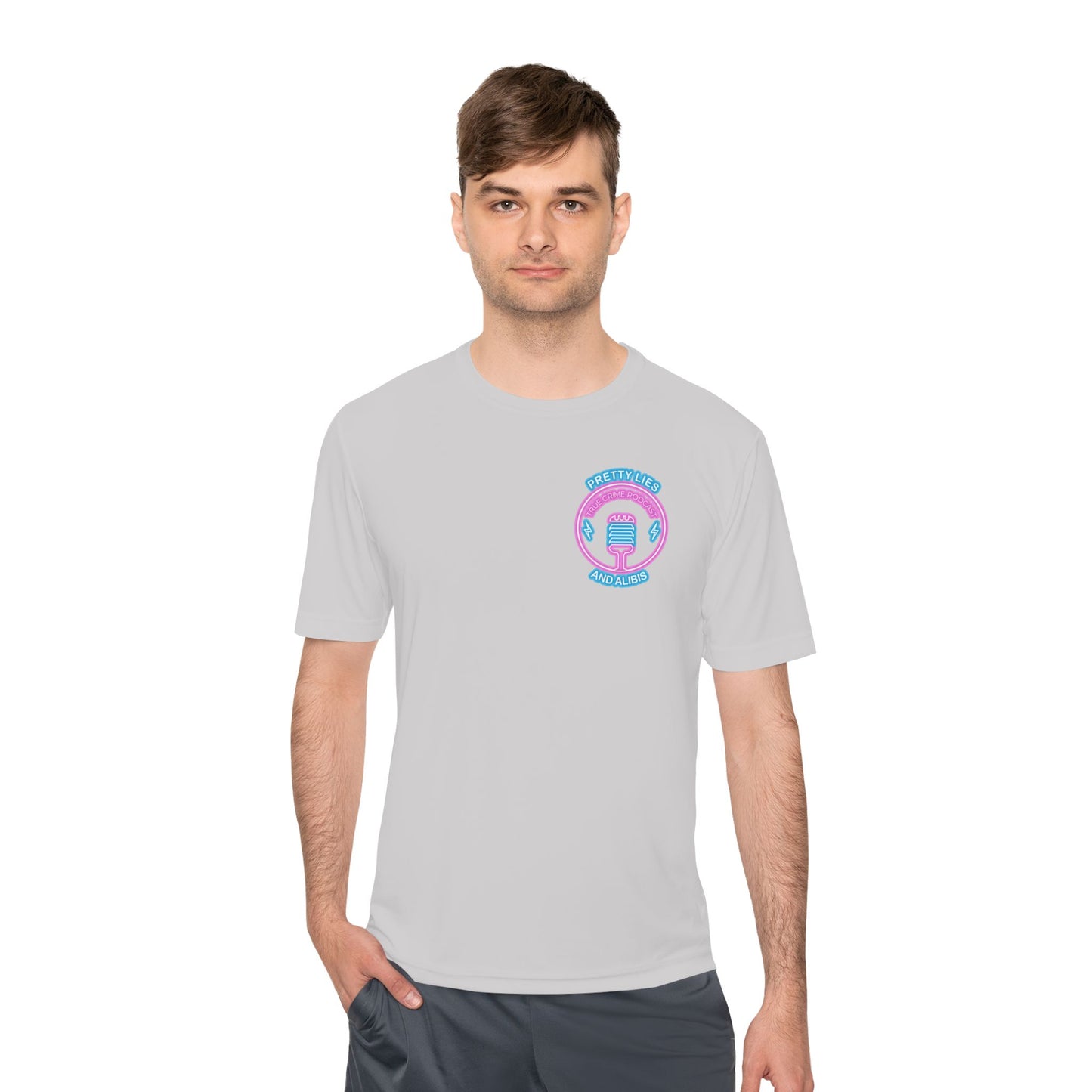 Moisture-Wicking Tee — "Stack Chips Not Charges" Crime Con 26'
