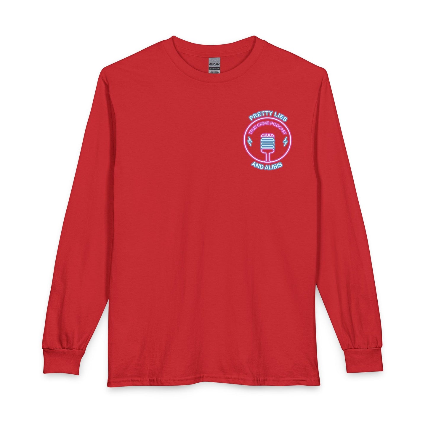 Vegas Neon Retro Long Sleeve Tee — "What Happens In Vegas" Crime Con 26'